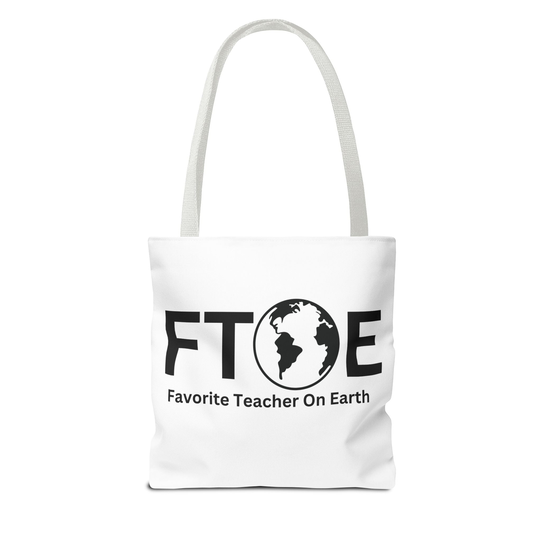 Favorite Teacher On Earth (FTOE) Tote Bag - Custom Printed Stylish and Functional Tote