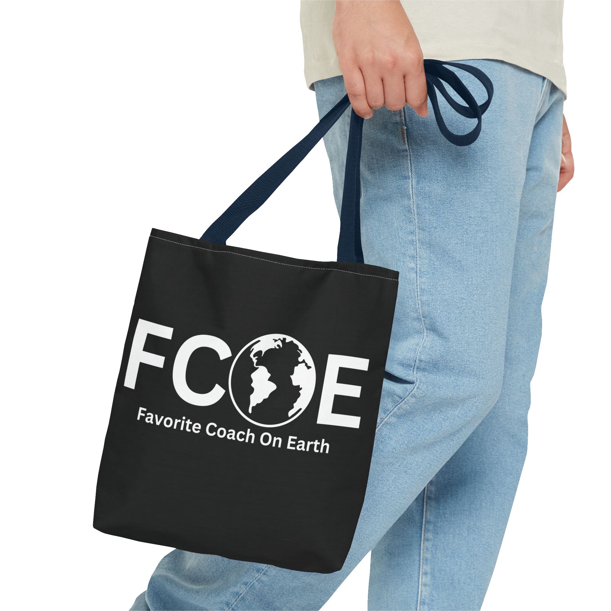 Favorite Coach On Earth (FCOE) Tote Bag - Custom Printed Stylish and Functional Tote