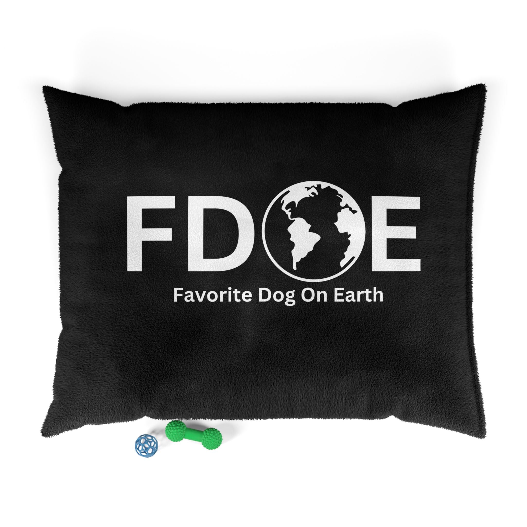 Favorite Dog On Earth (FDOE) Custom Pet Bed - Cozy and Stylish Dog Nest