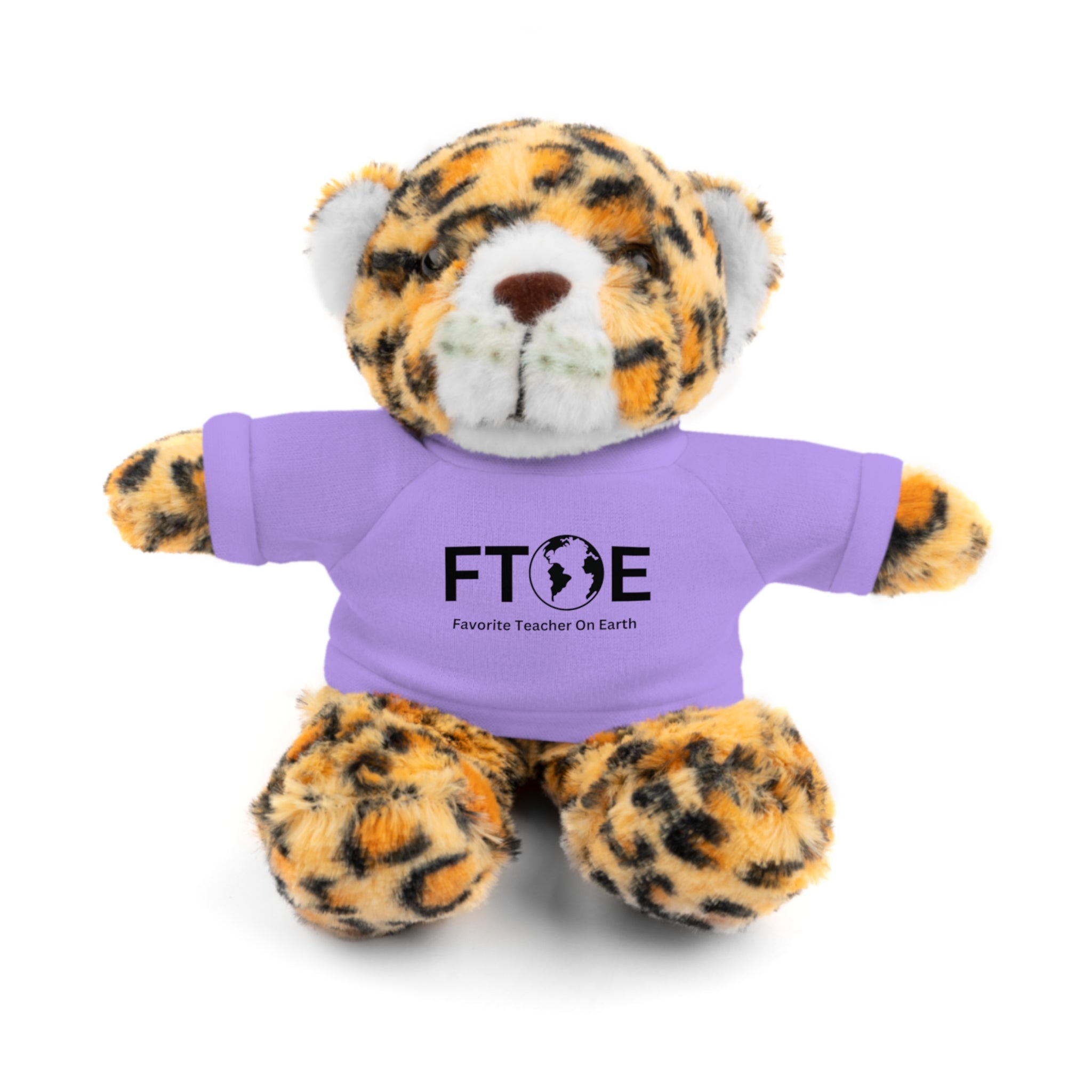 Stuffed Animal Gift – Favorite Teacher on Earth (FTOE) – Customizable T-Shirt & Animal
