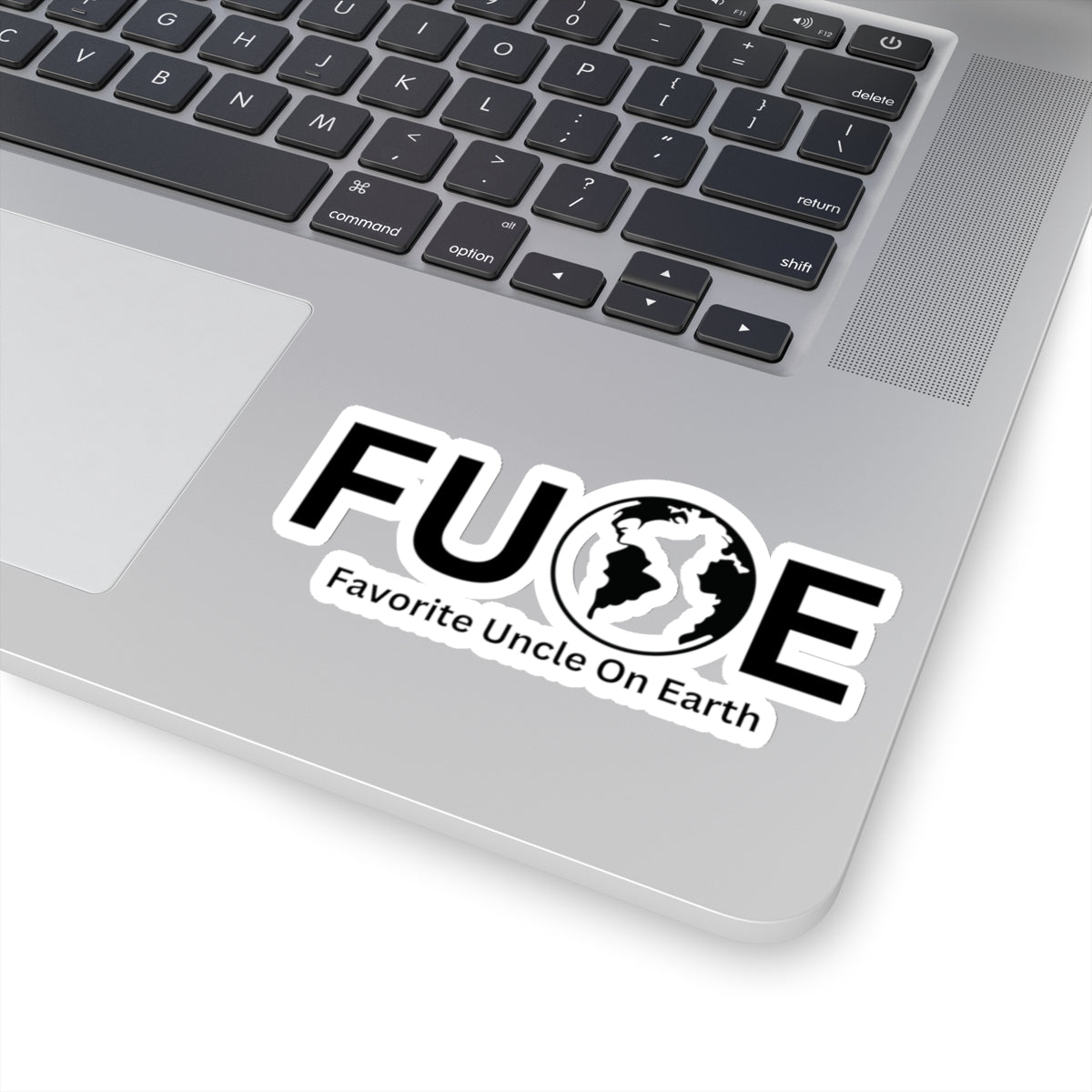 Favorite Uncle On Earth (FUOE) Kiss-Cut Stickers - Custom Vinyl Stickers for Creative Decor