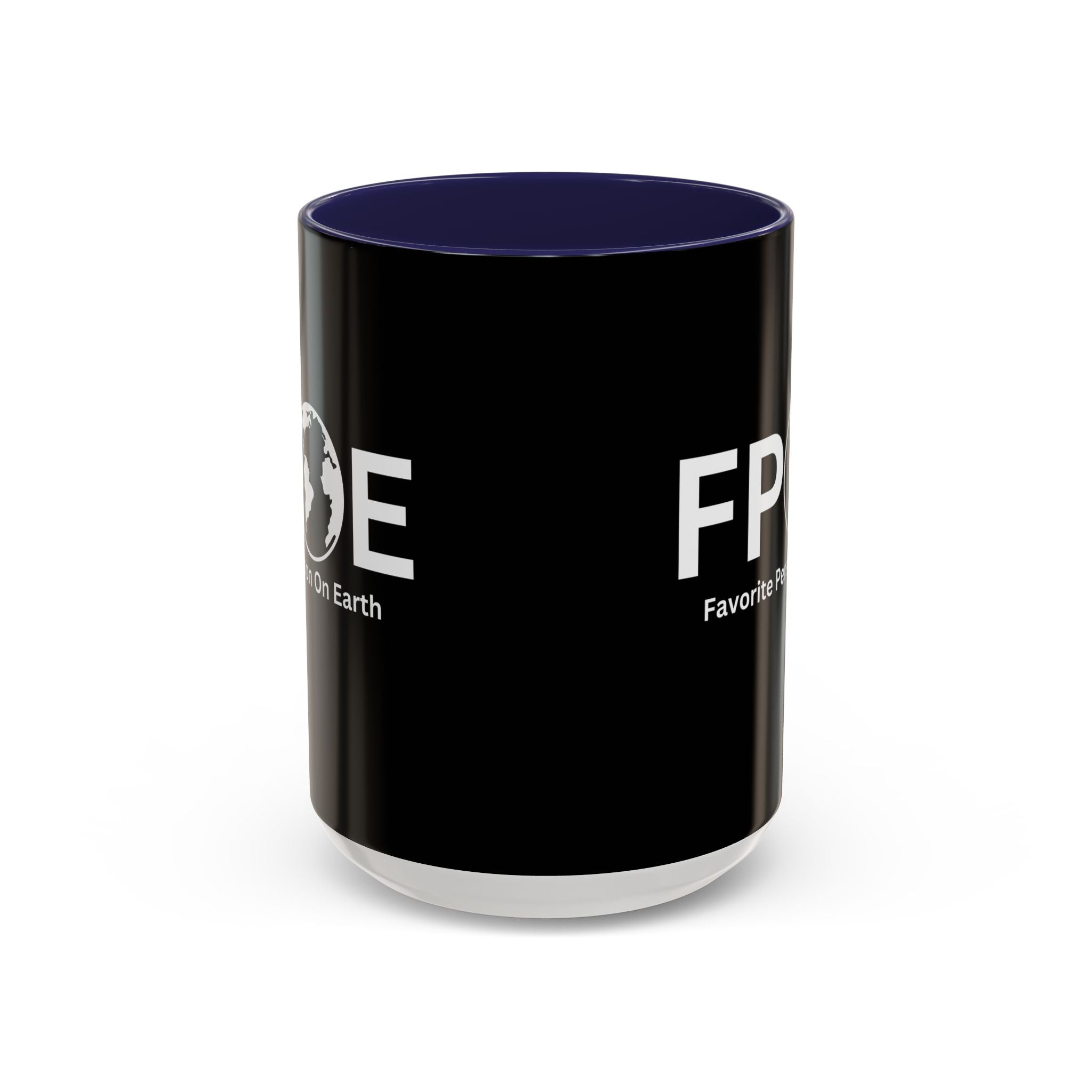 Favorite Person On Earth (FPOE) Accent Coffee Mug (11oz, 15oz)