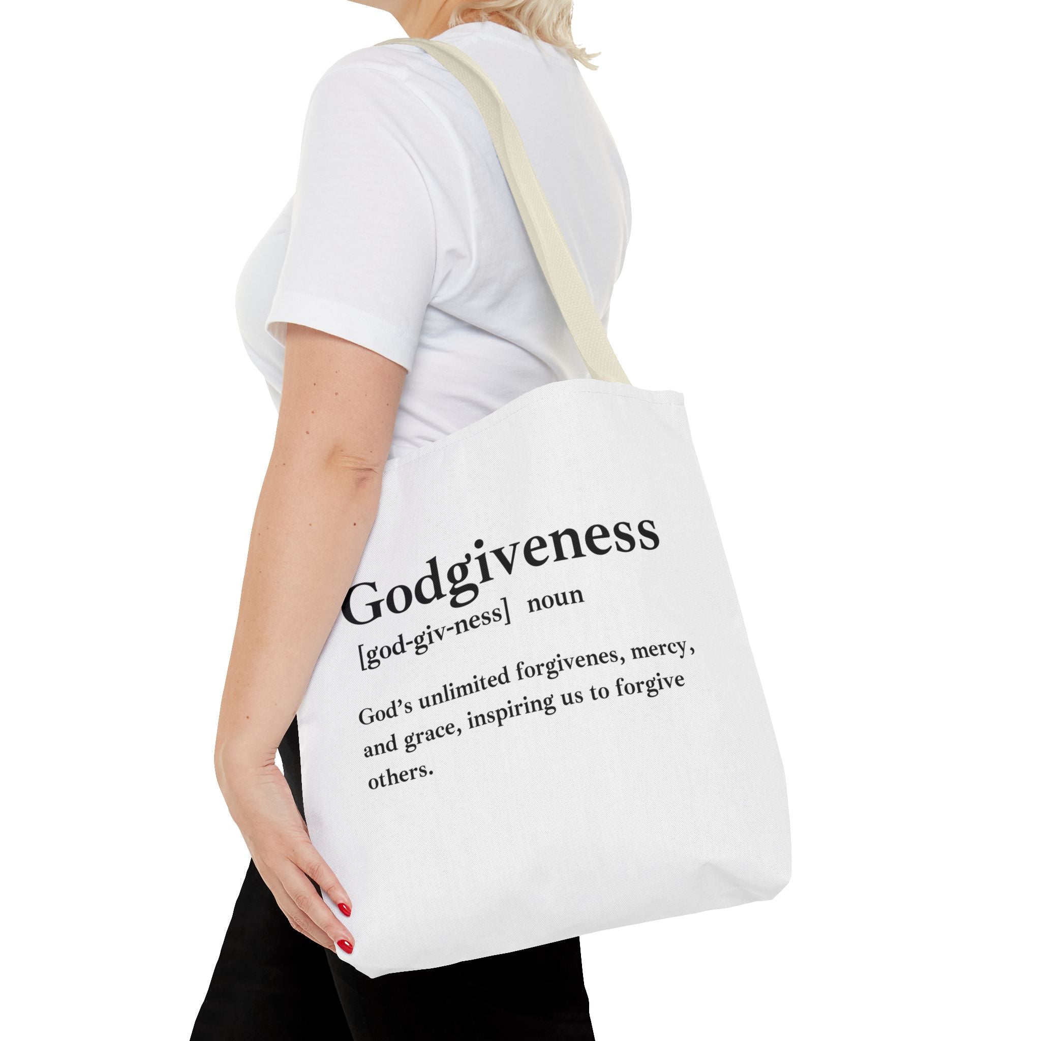 Godgiveness Tote Bag - Custom Printed Stylish and Functional Tote