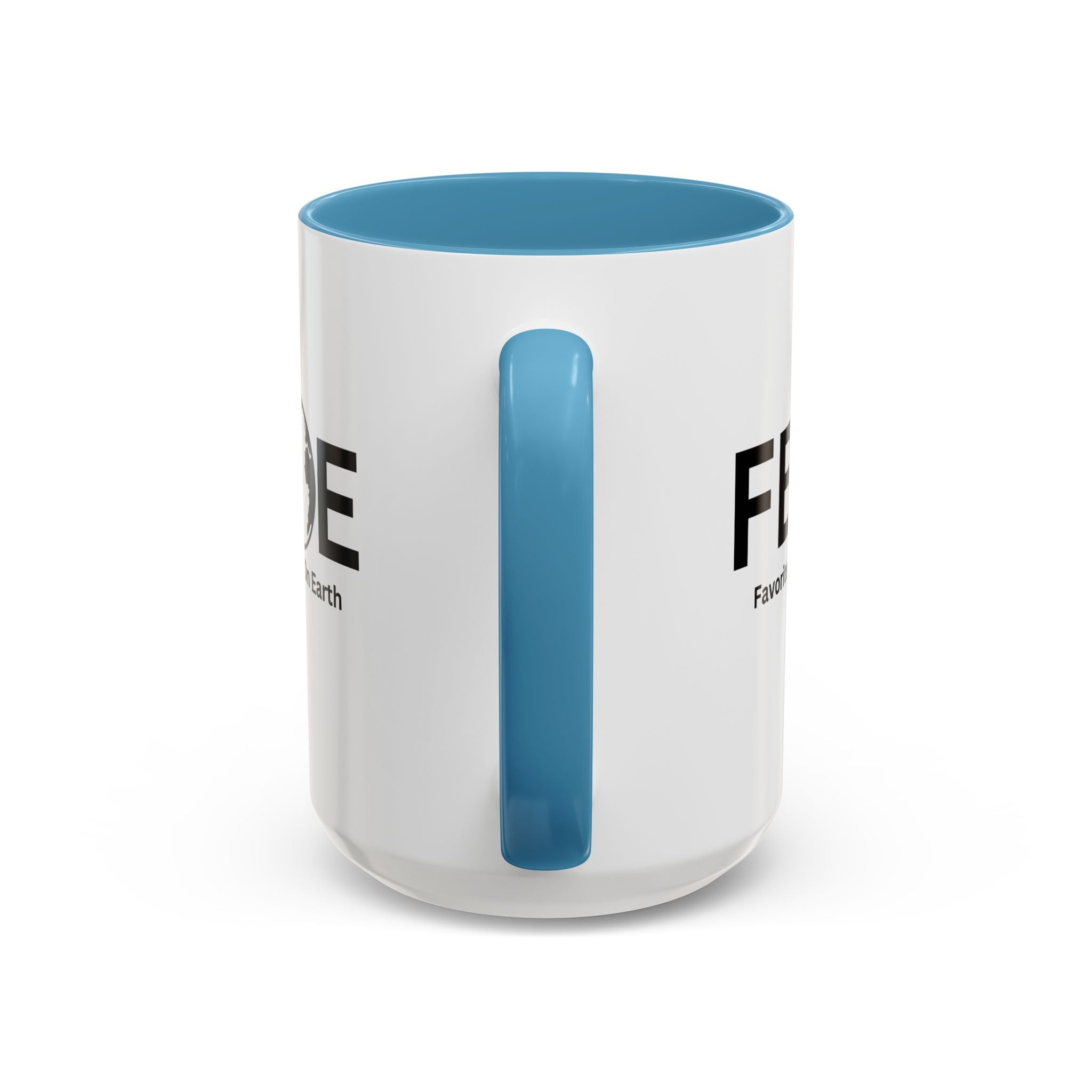 Favorite Brother On Earth (FBOE) Accent Coffee Mug (11oz, 15oz)