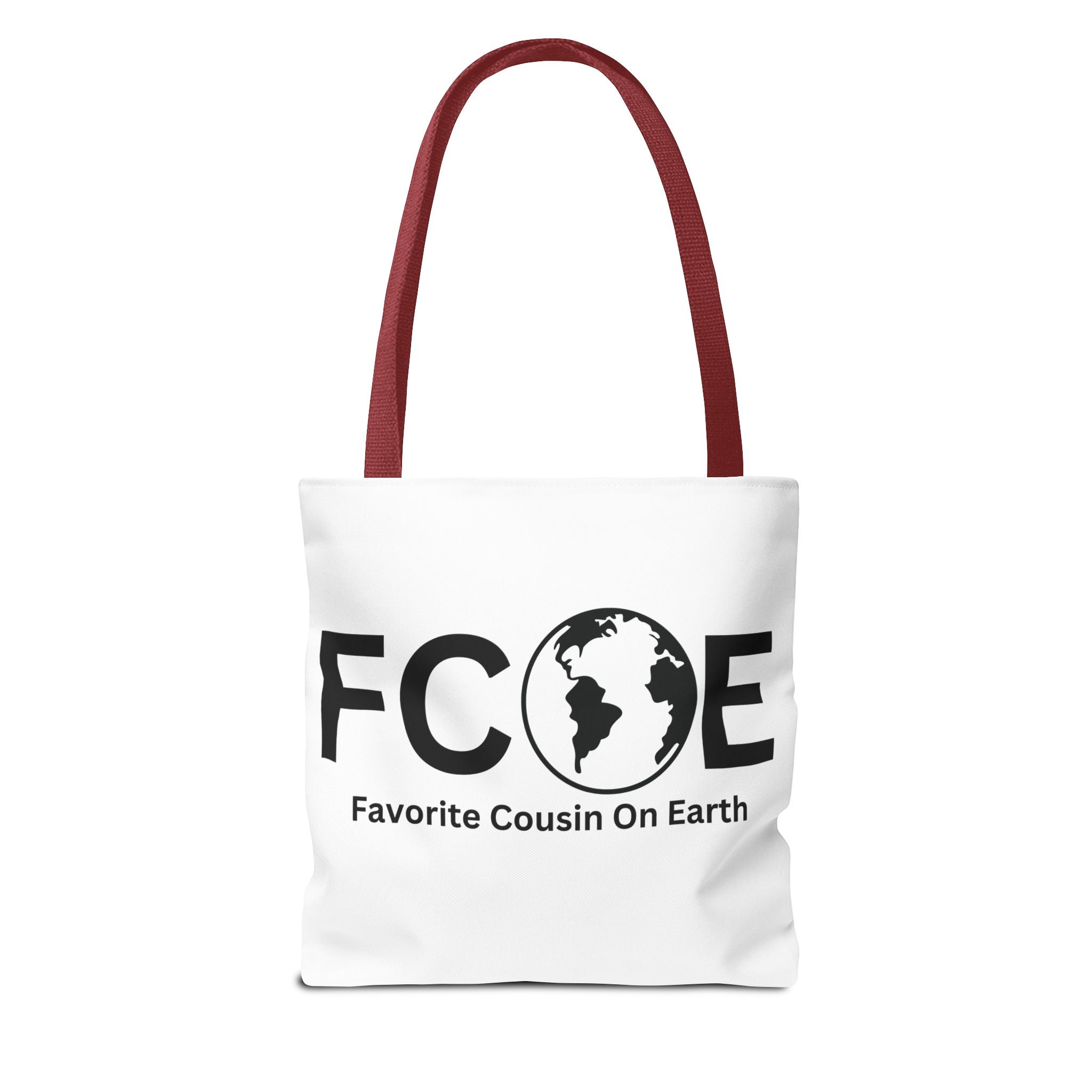 Favorite Cousin On Earth (FCOE) Tote Bag - Custom Printed Stylish and Functional Tote