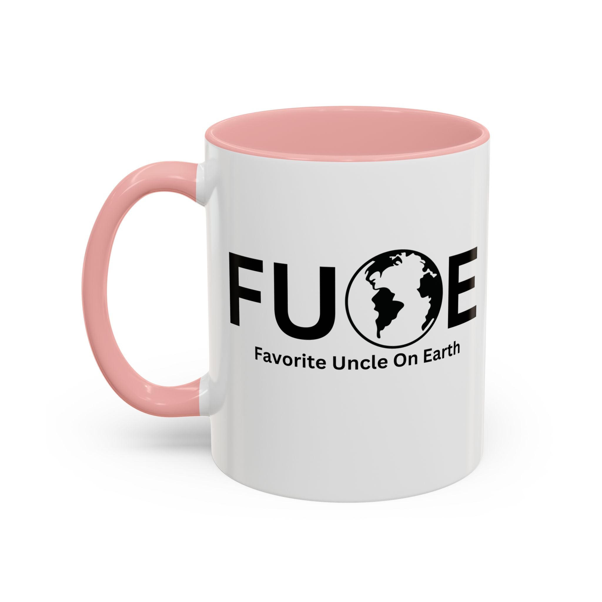 Favorite Uncle On Earth (FUOE) Accent Coffee Mug (11oz, 15oz)