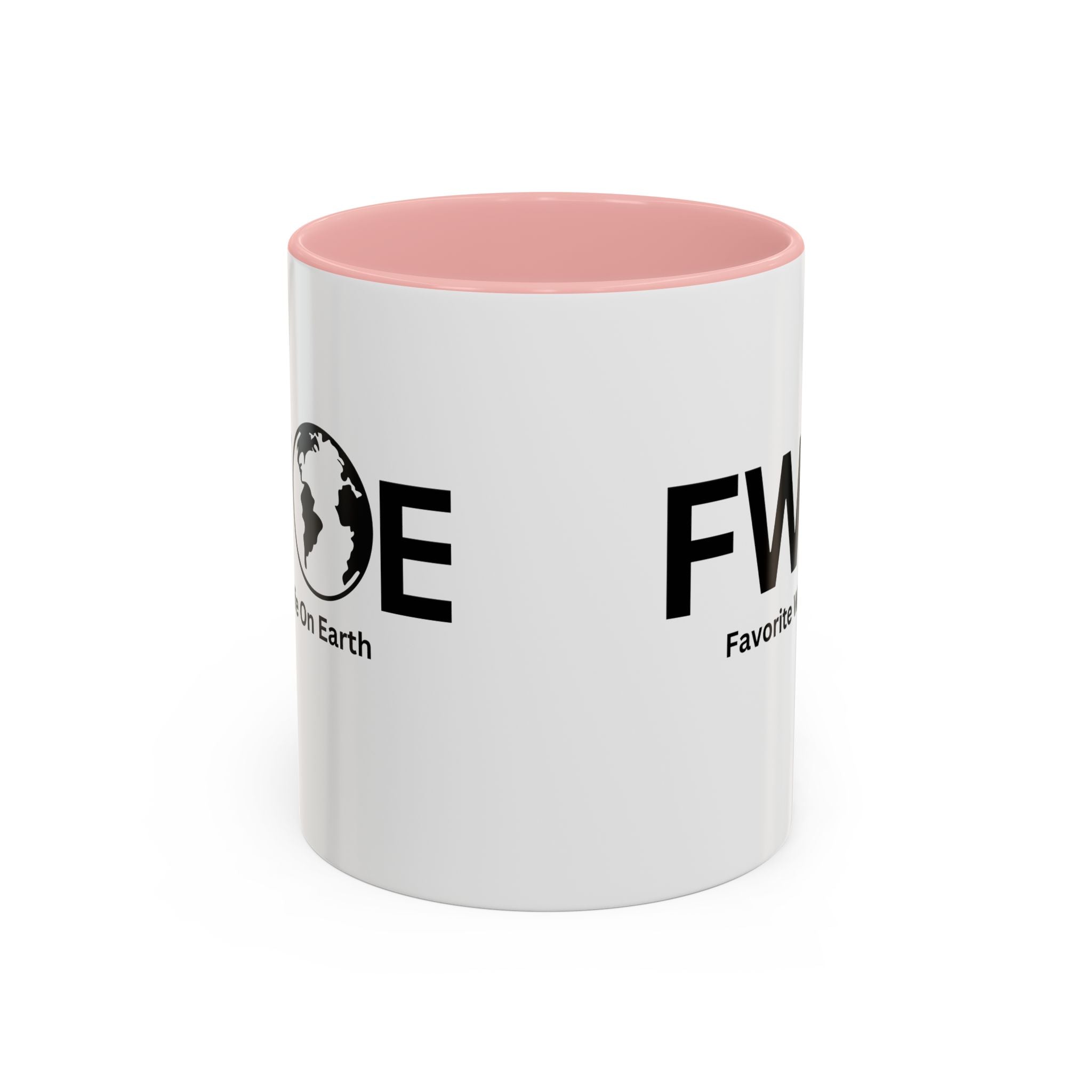 Favorite Wife On Earth (FWOE) Accent Coffee Mug (11oz, 15oz)