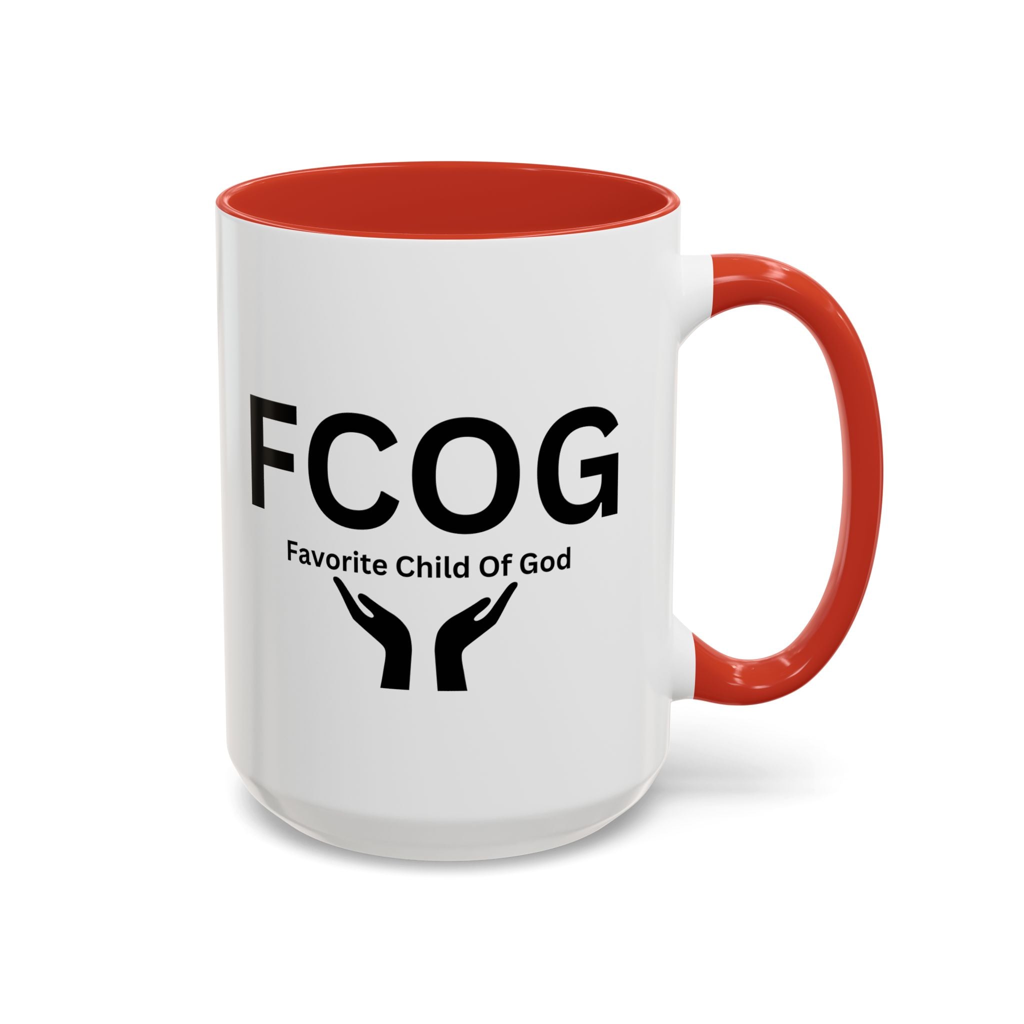 Favorite Child of God (FCOG) Accent Coffee Mug (11, 15oz)