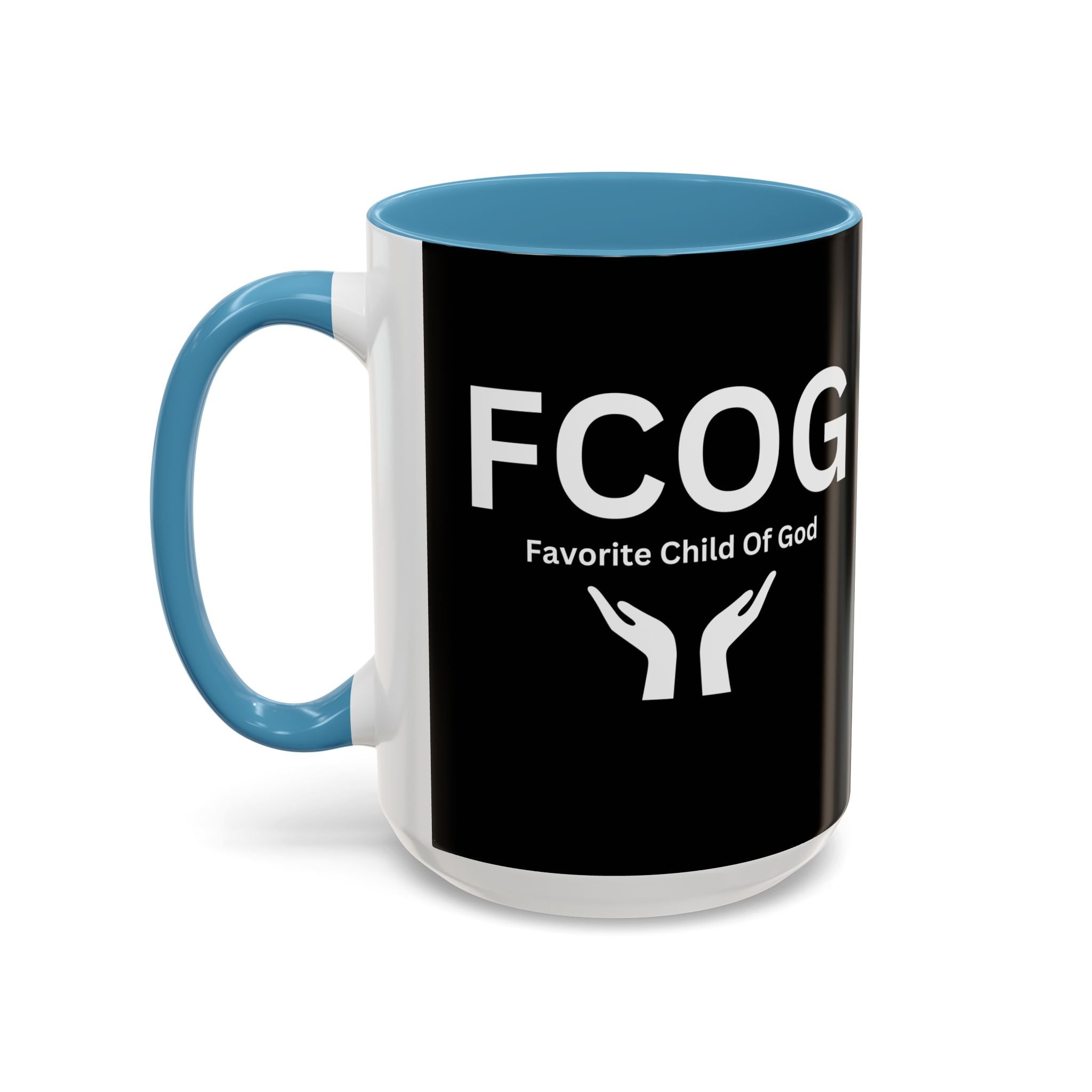 Favorite Child of God (FCOG) Accent Coffee Mug (11, 15oz)