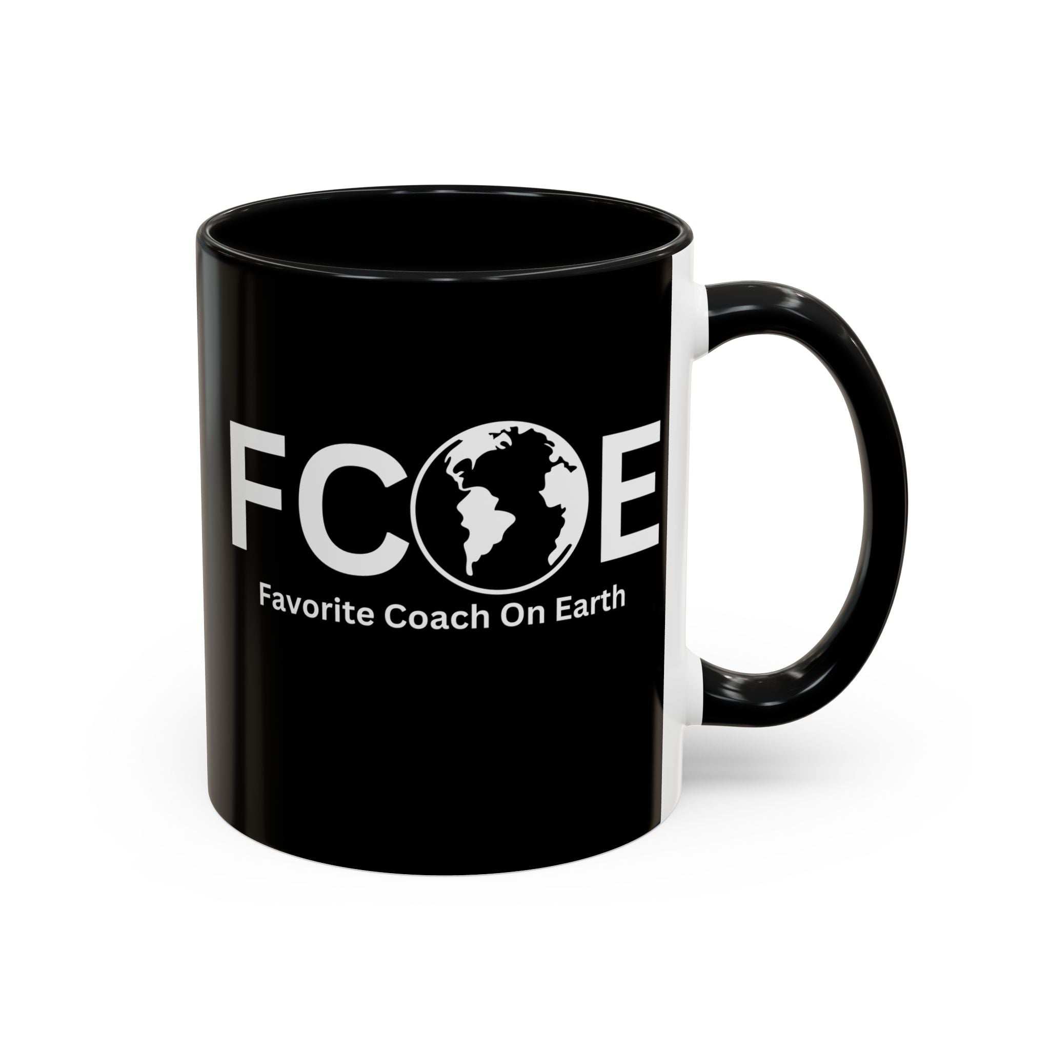 Favorite Coach On Earth (FCOE) Accent Coffee Mug (11oz, 15oz)