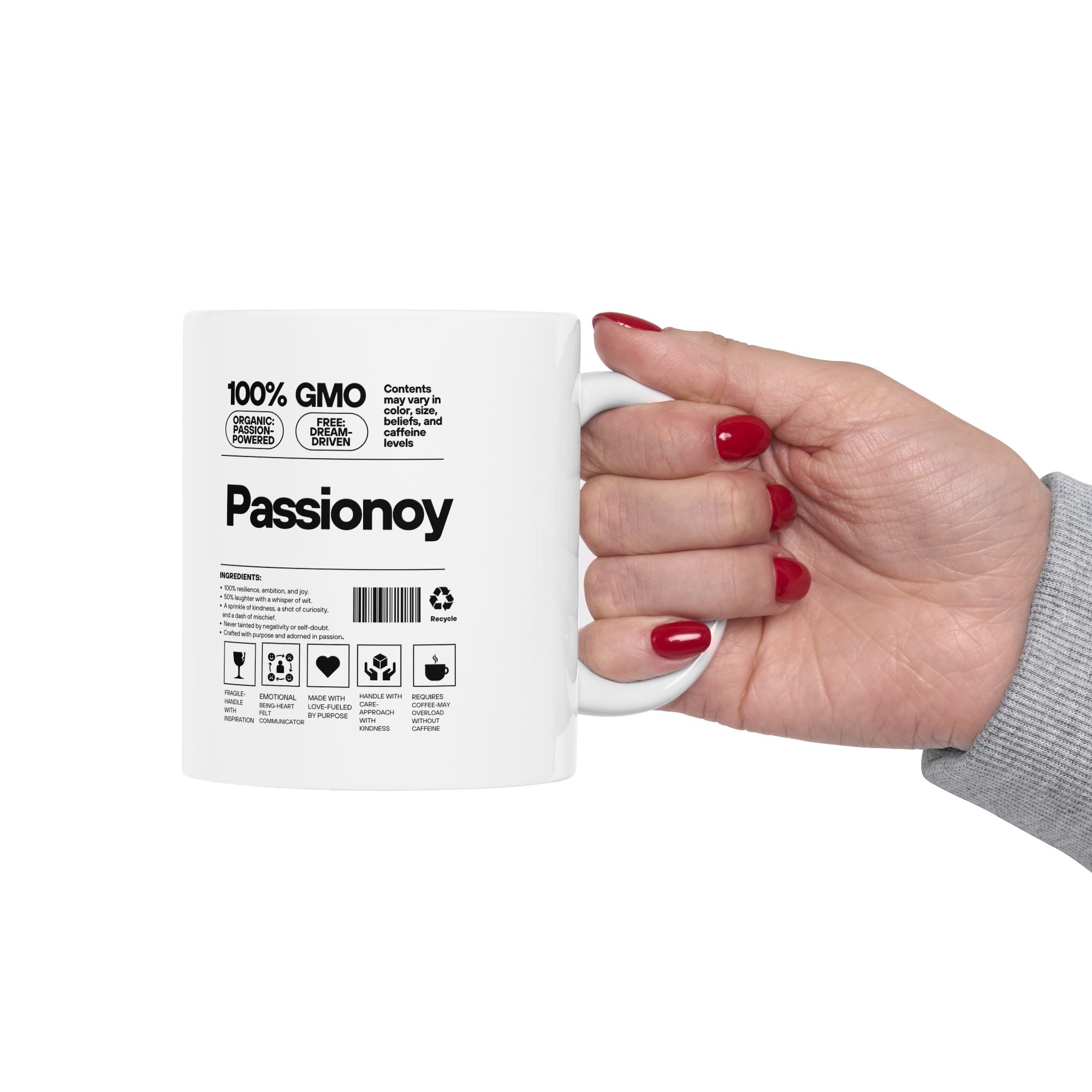 Passionoy Label Accent Coffee Mug (11oz, 15oz)