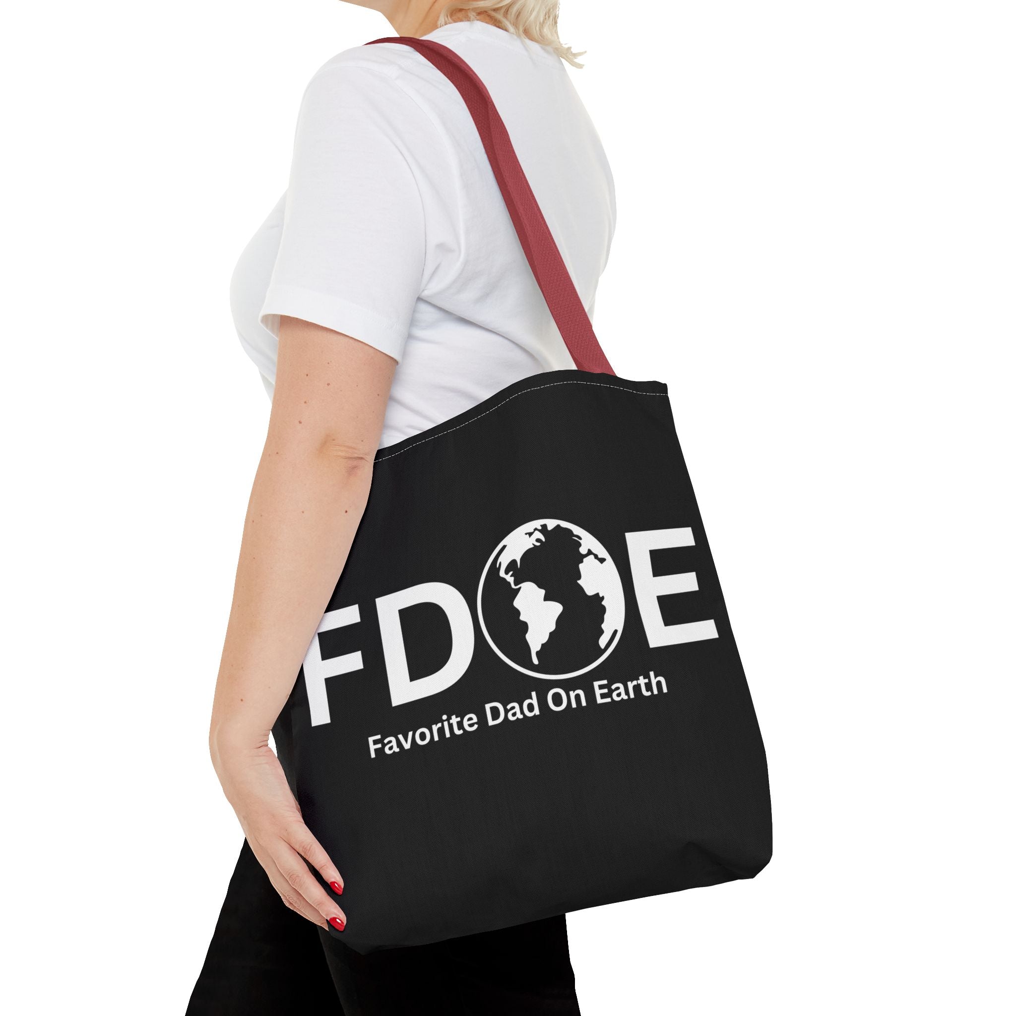 Favorite Dad On Earth (FDOE) Tote Bag- Custom Printed Stylish and Functional Tote