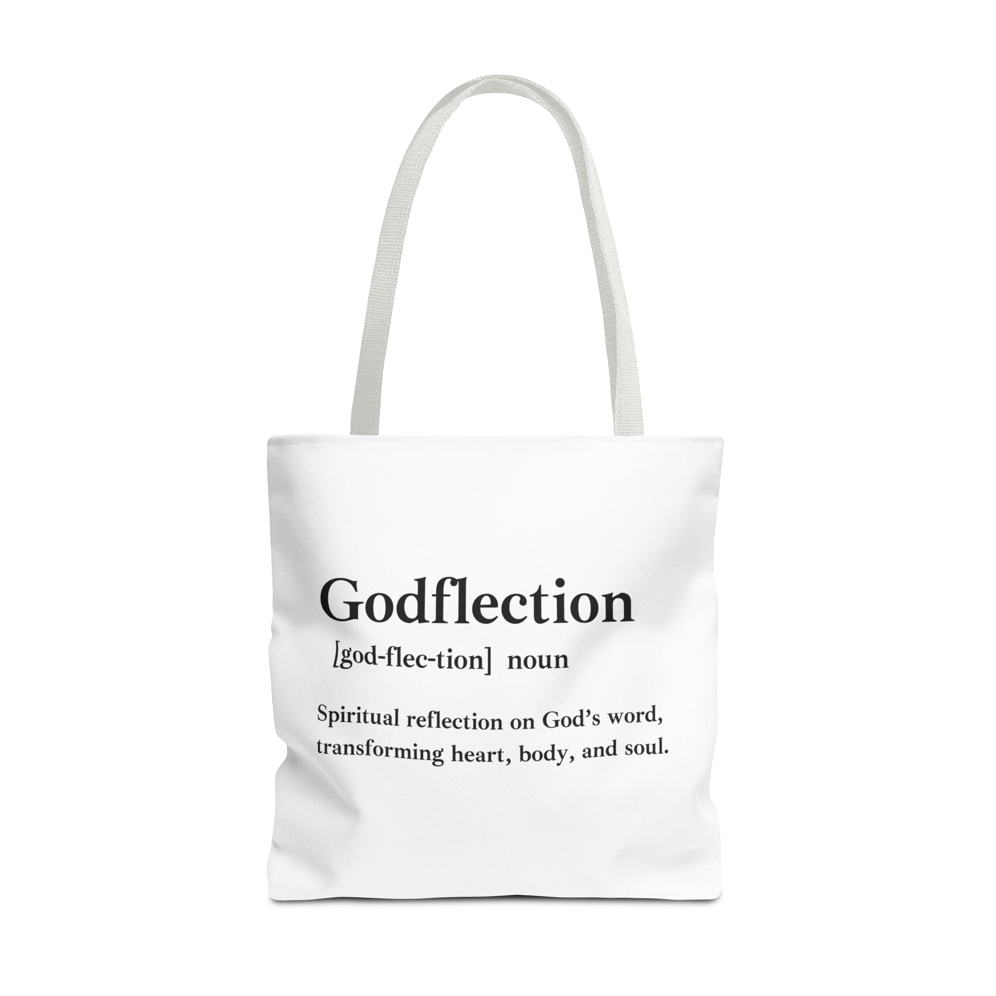 Godflection Tote Bag - Custom Printed Stylish and Functional Tote