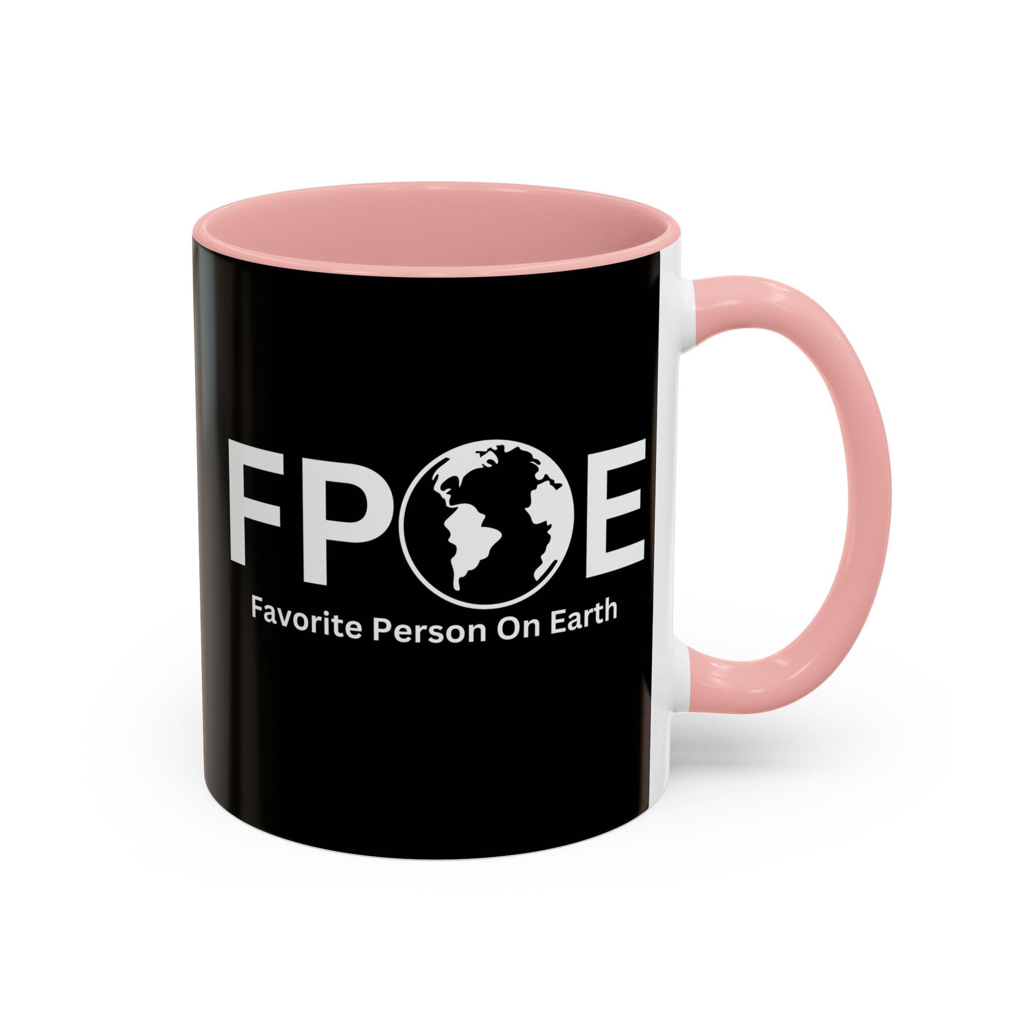 Favorite Person On Earth (FPOE) Accent Coffee Mug (11oz, 15oz)