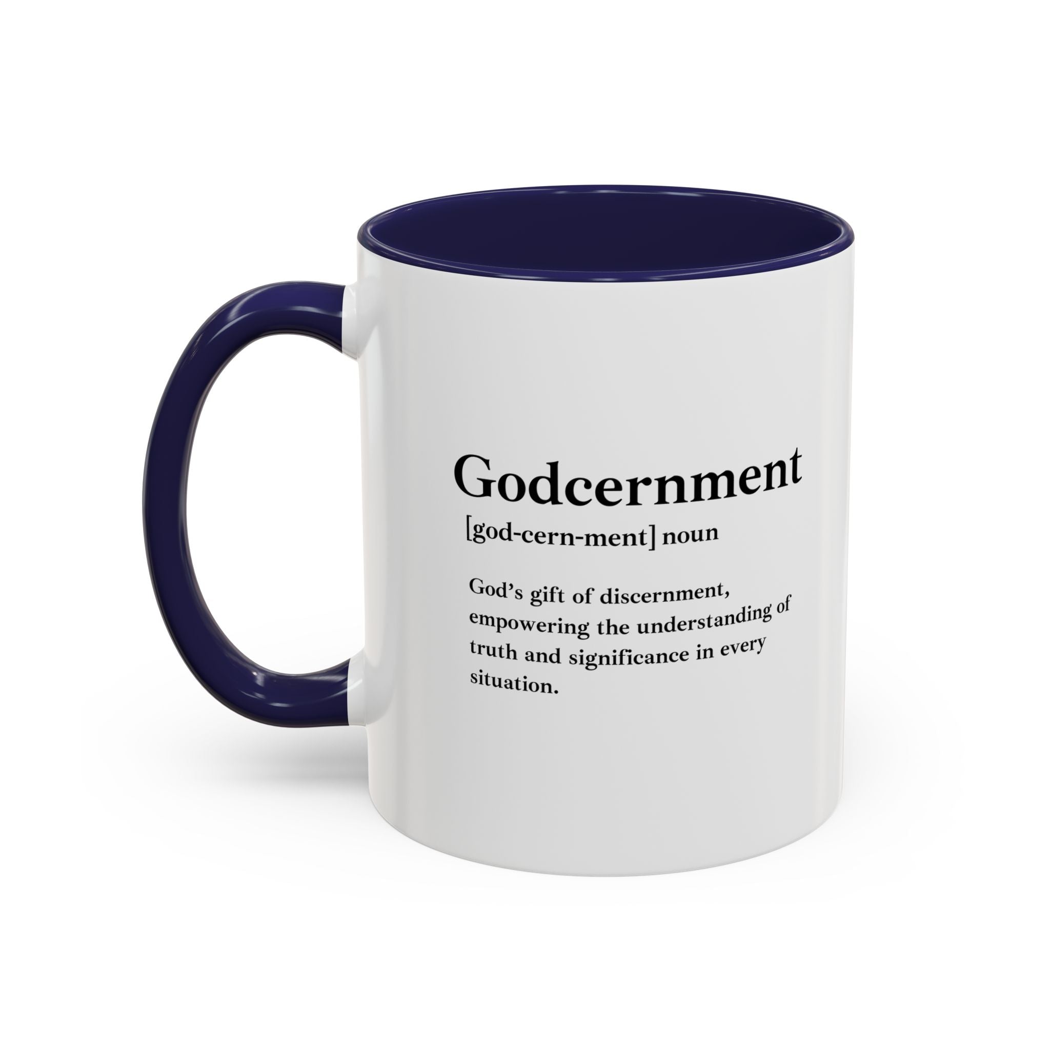 Godcernment Accent Coffee Mug (11oz, 15oz)