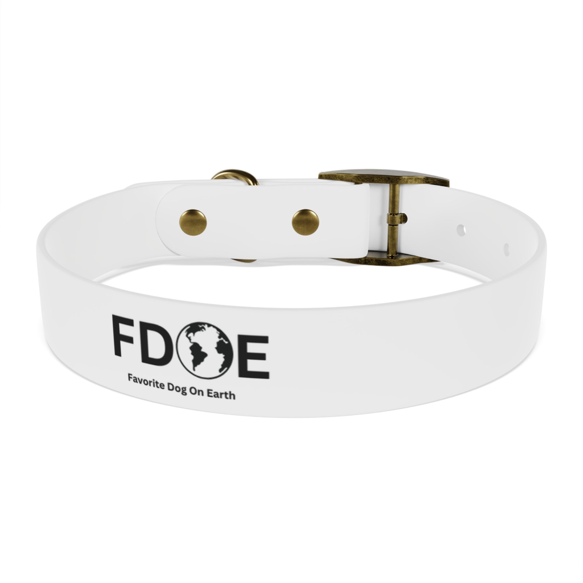 Favorite Dog On Earth (FDOE) Collar, Personalized Pet Accessory, Custom Dog Collar, Stylish Pet Gear, Durable Dog Collar