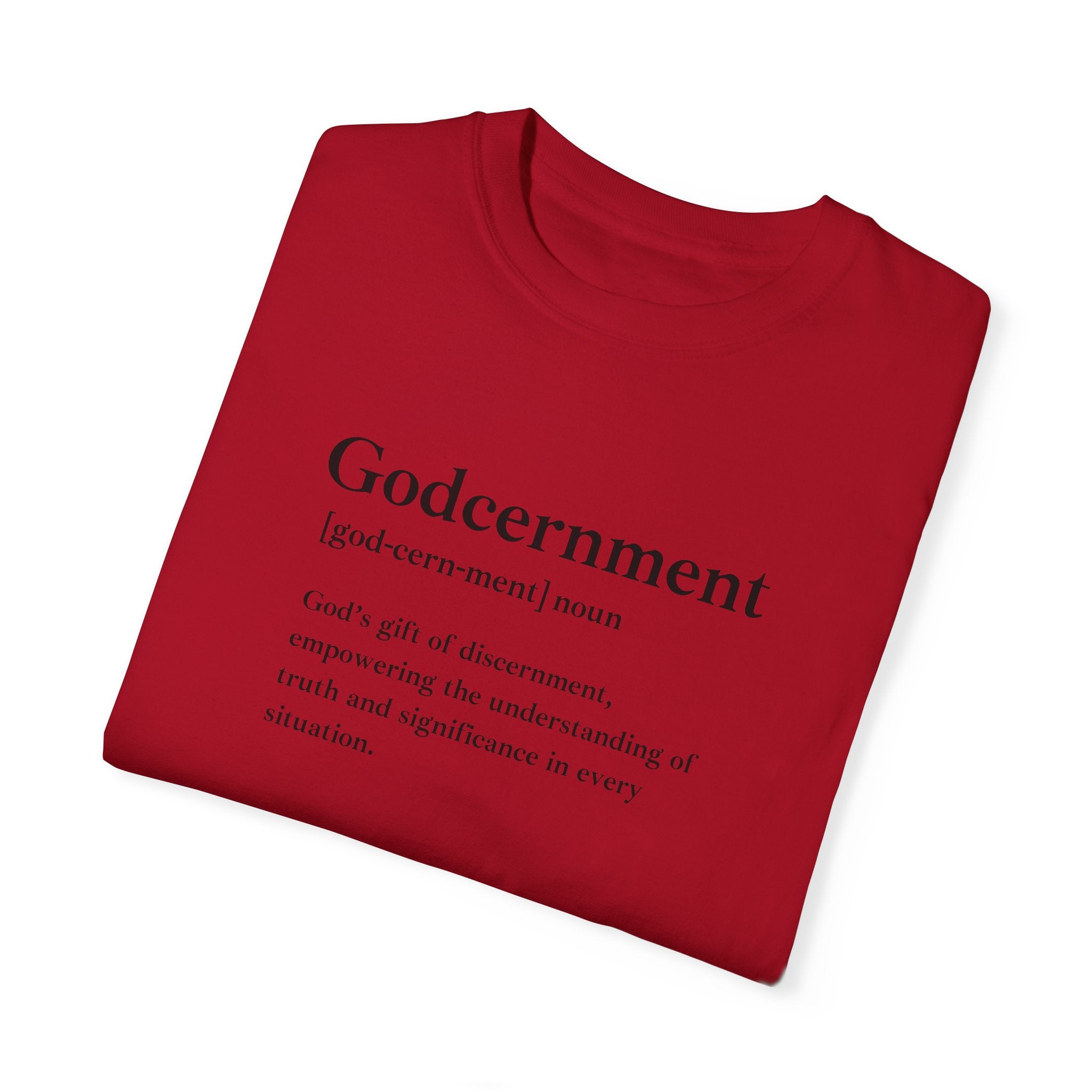 Godcernment T-Shirt – Comfort Colors 1717 Garment-Dyed Tee