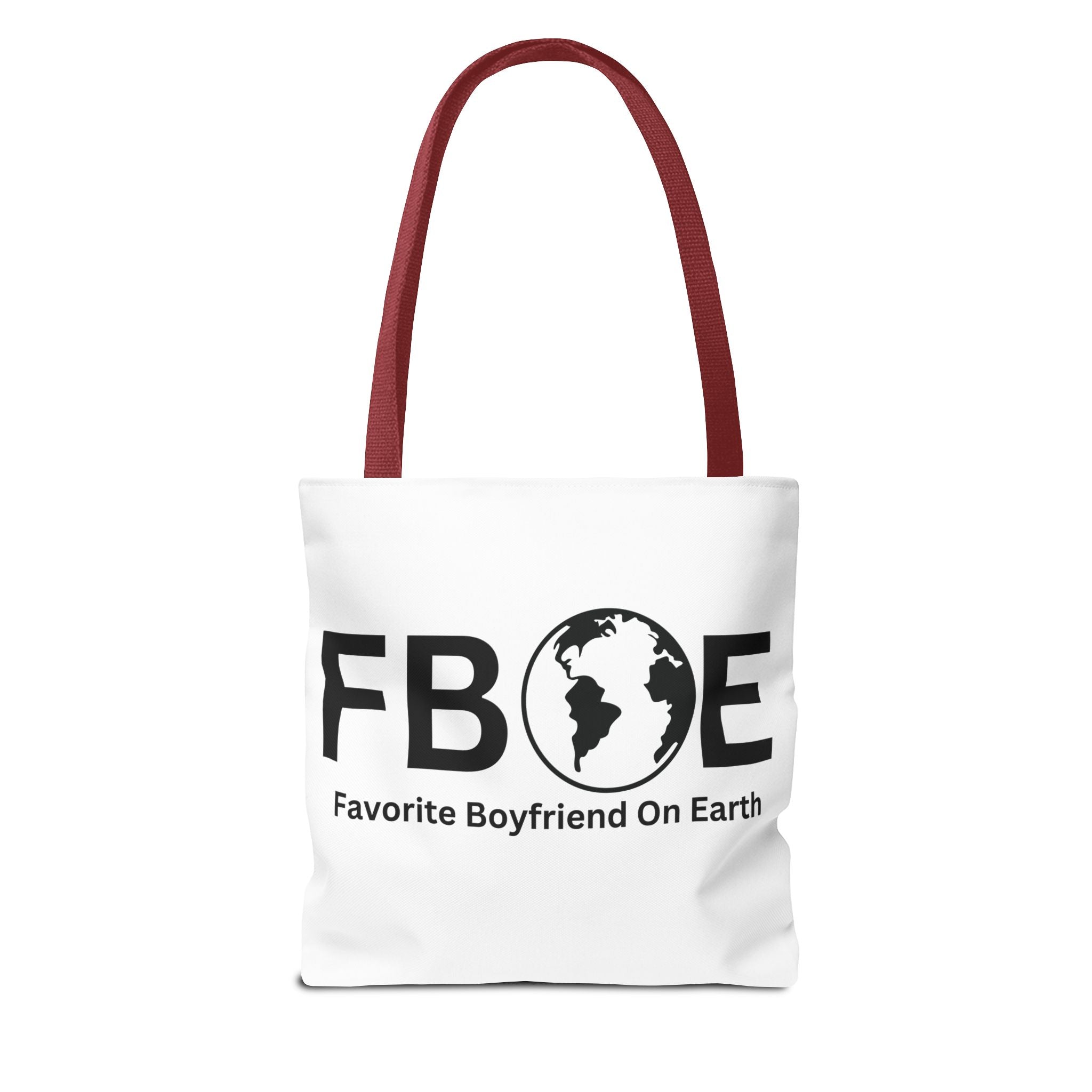 Favorite Boyfriend On Earth (FBOE) Tote Bag - Custom Printed Stylish and Functional Tote