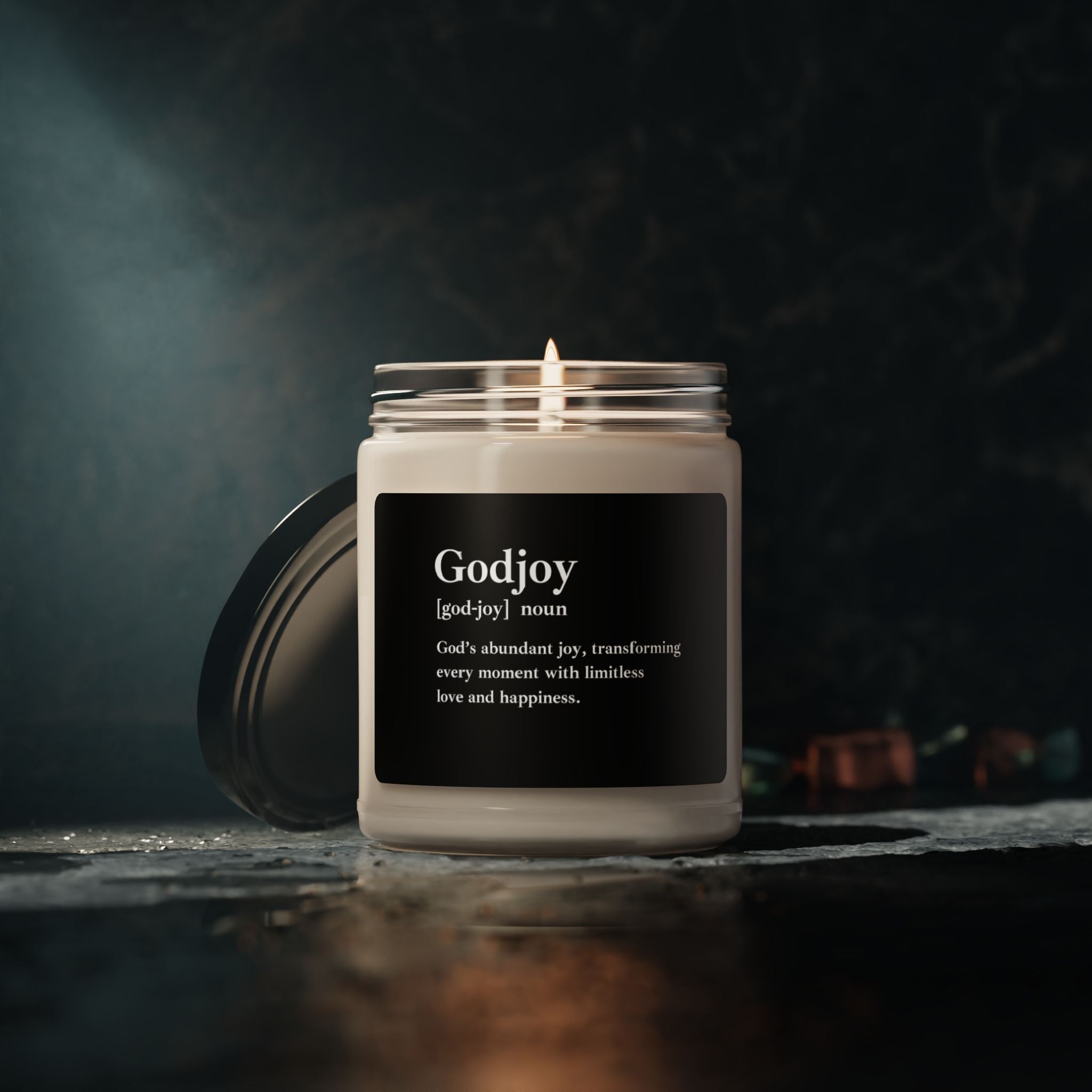 Godosen Scented Soy Candle - 9oz Natural Wax Candle with Custom Label