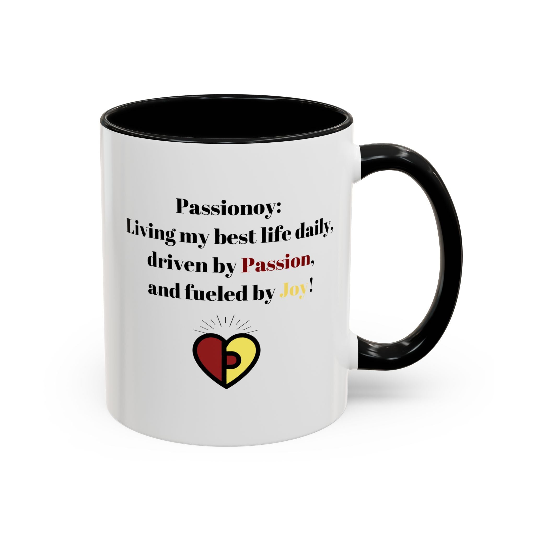 Passionoy Statement Accent Coffee Mug (11, 15oz)