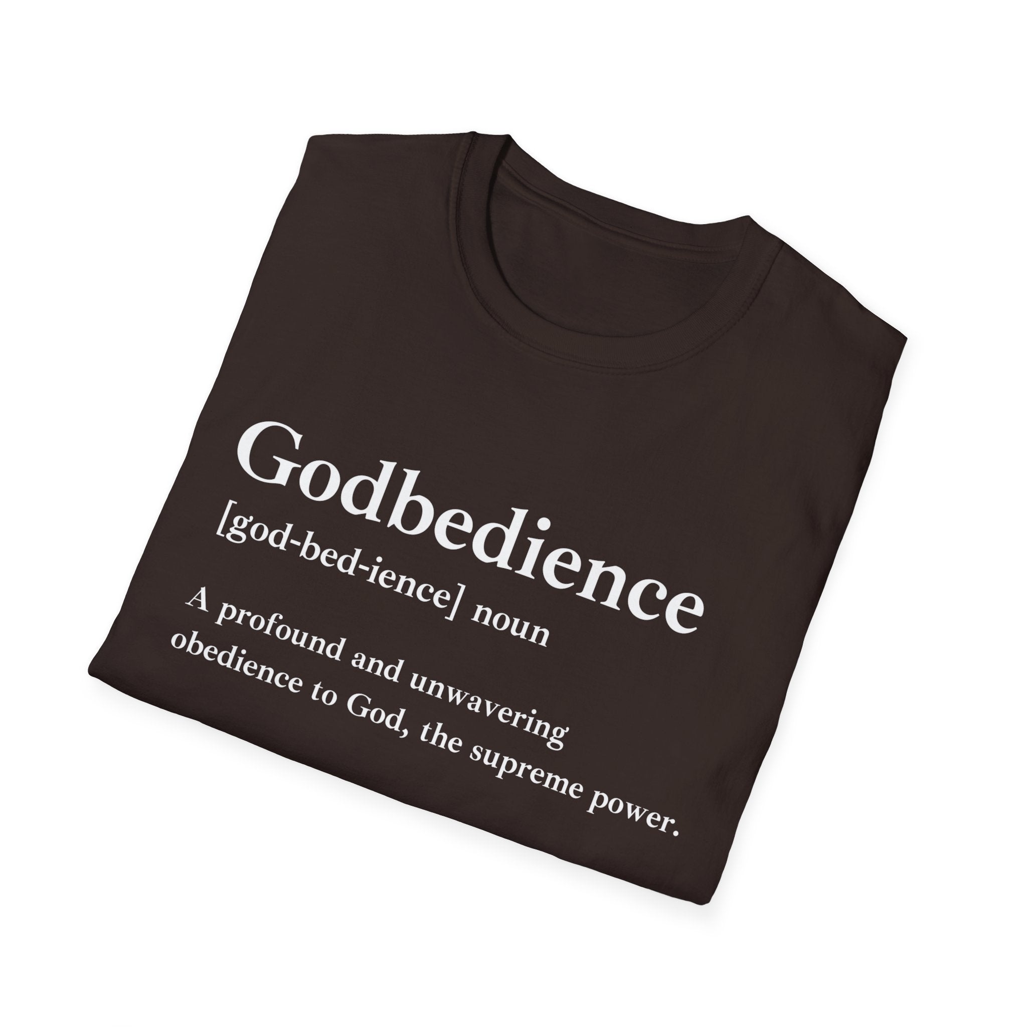 Godbedience Unisex Softstyle T-Shirt