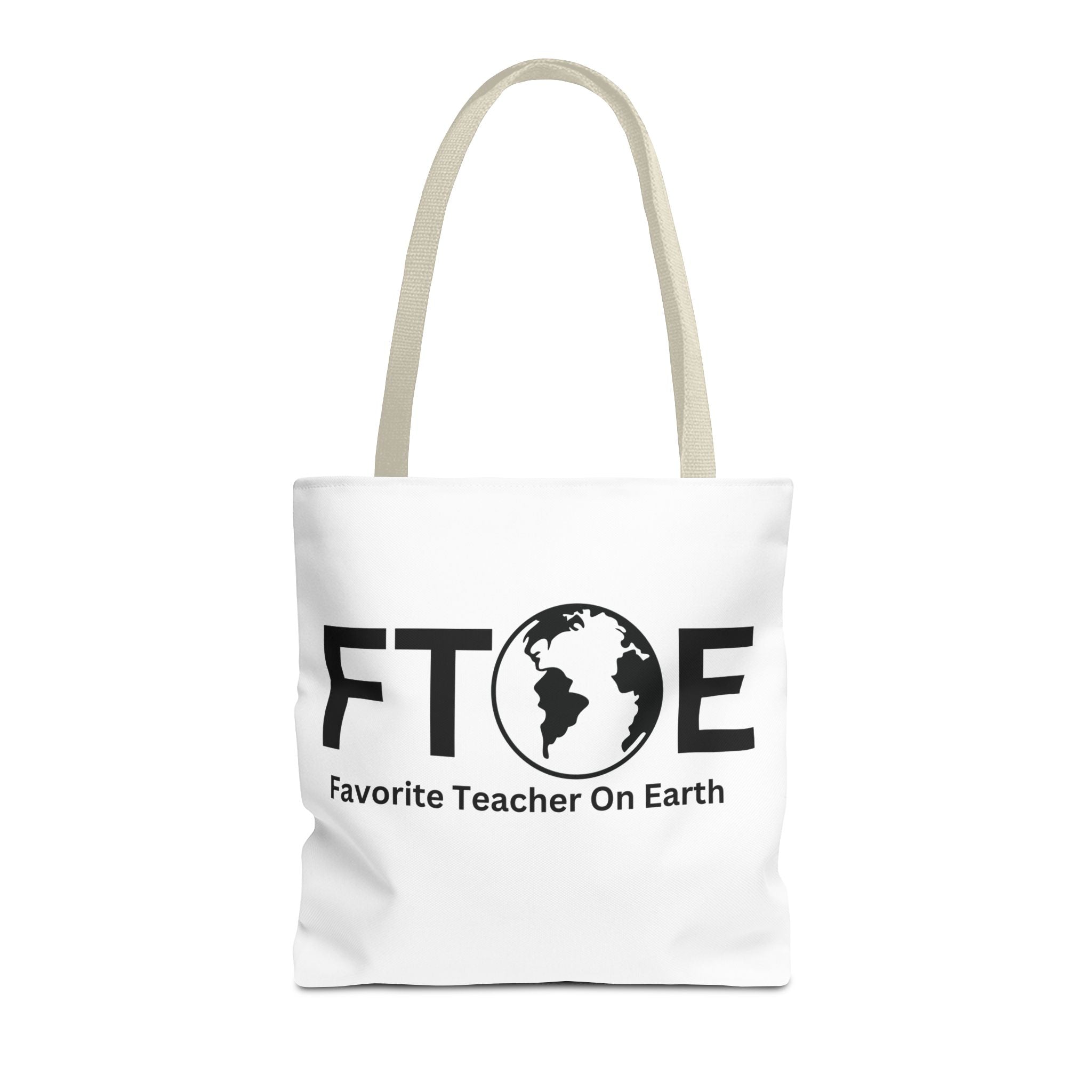 Favorite Teacher On Earth (FTOE) Tote Bag - Custom Printed Stylish and Functional Tote