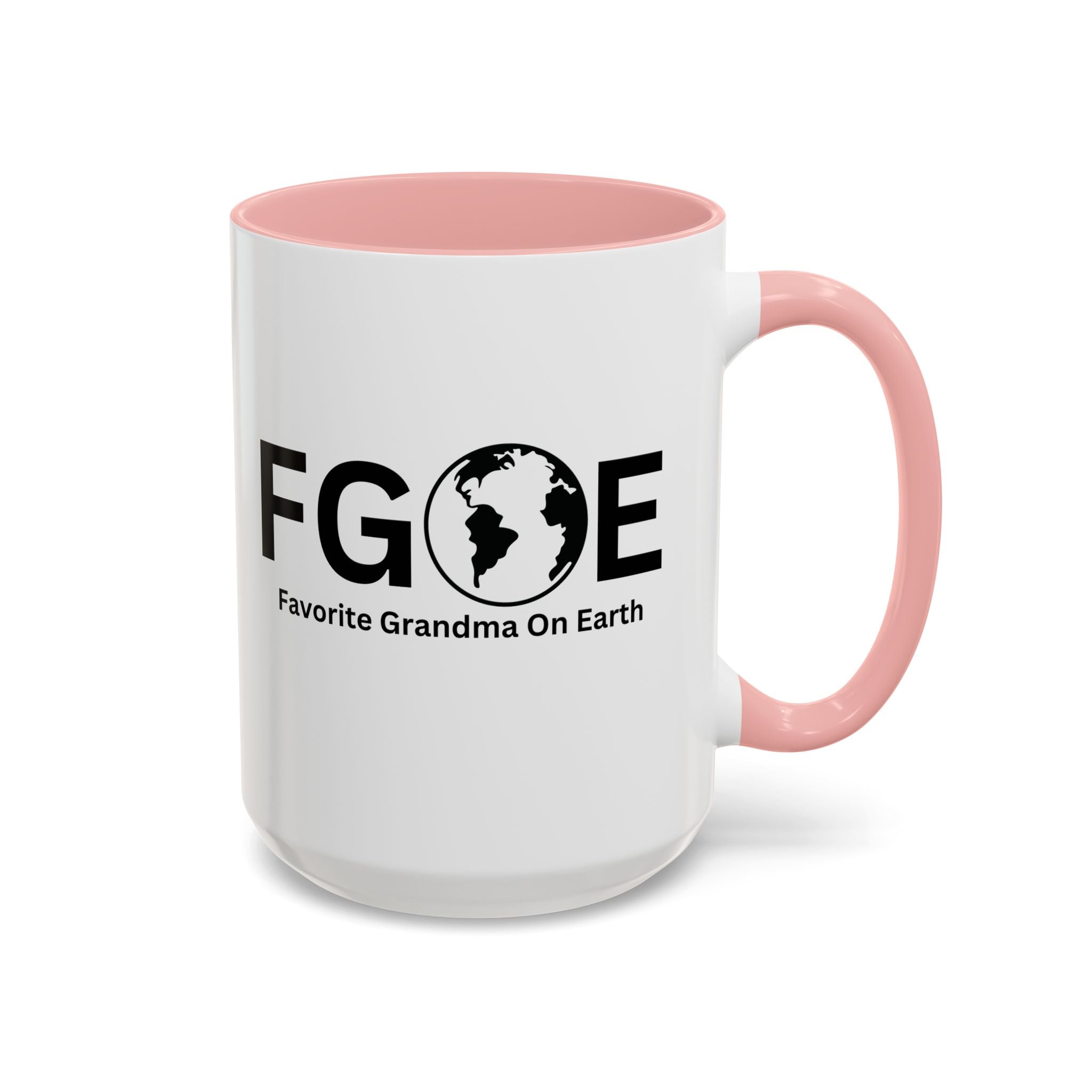 Favorite Grandma On Earth Mug (FGOE) Accent Coffee Mug (11oz, 15oz)