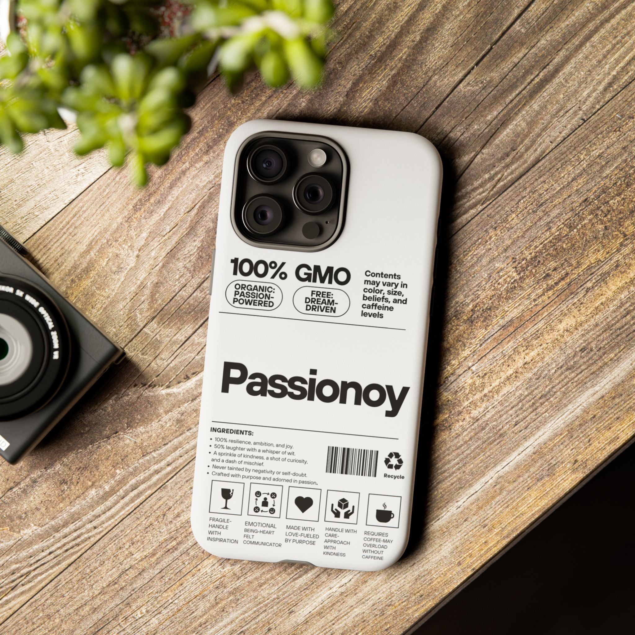 Passionoy Label Tough Cases - Custom Protective Phone Cases for iPhone, Samsung Galaxy, and Google Pixel