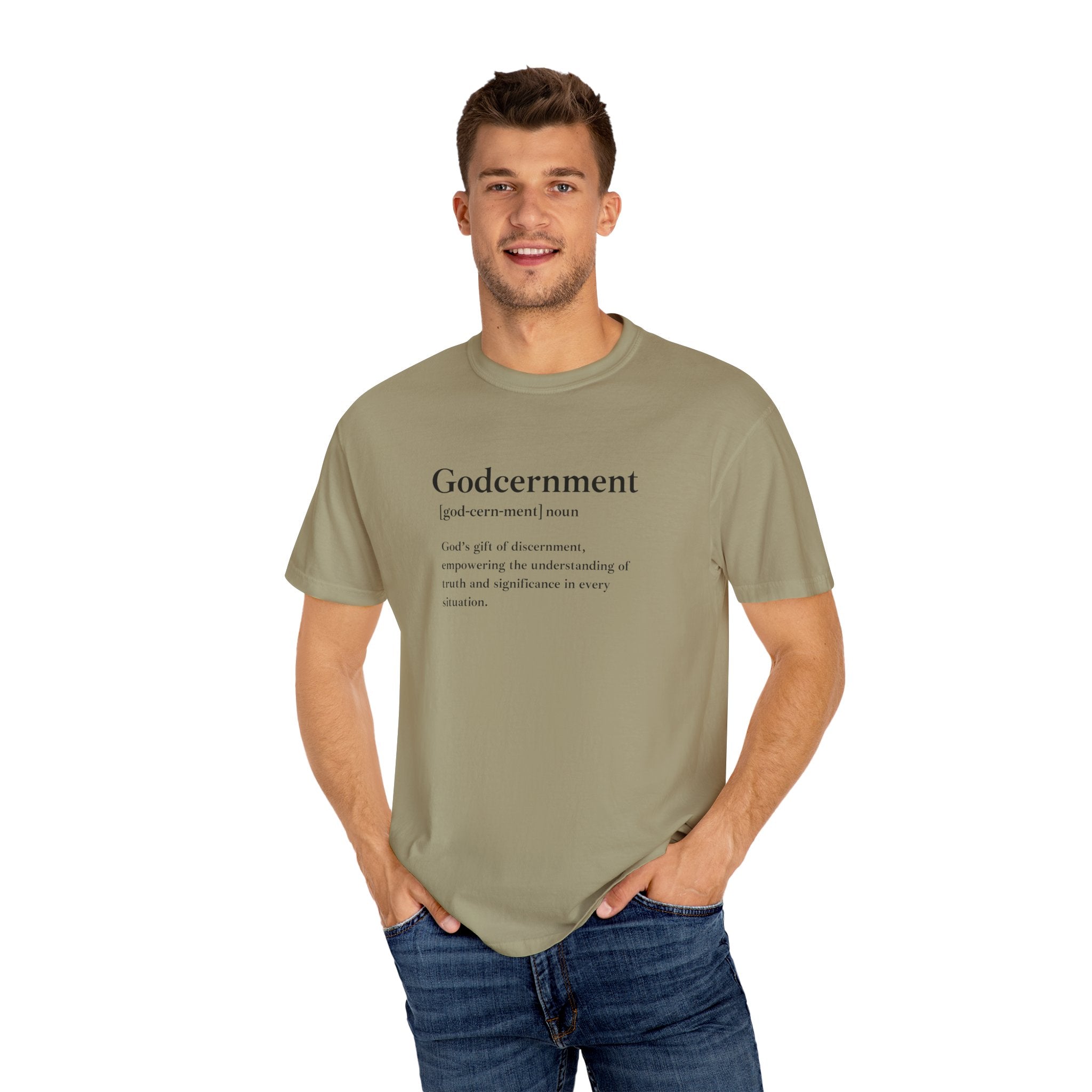Godcernment T-Shirt – Comfort Colors 1717 Garment-Dyed Tee
