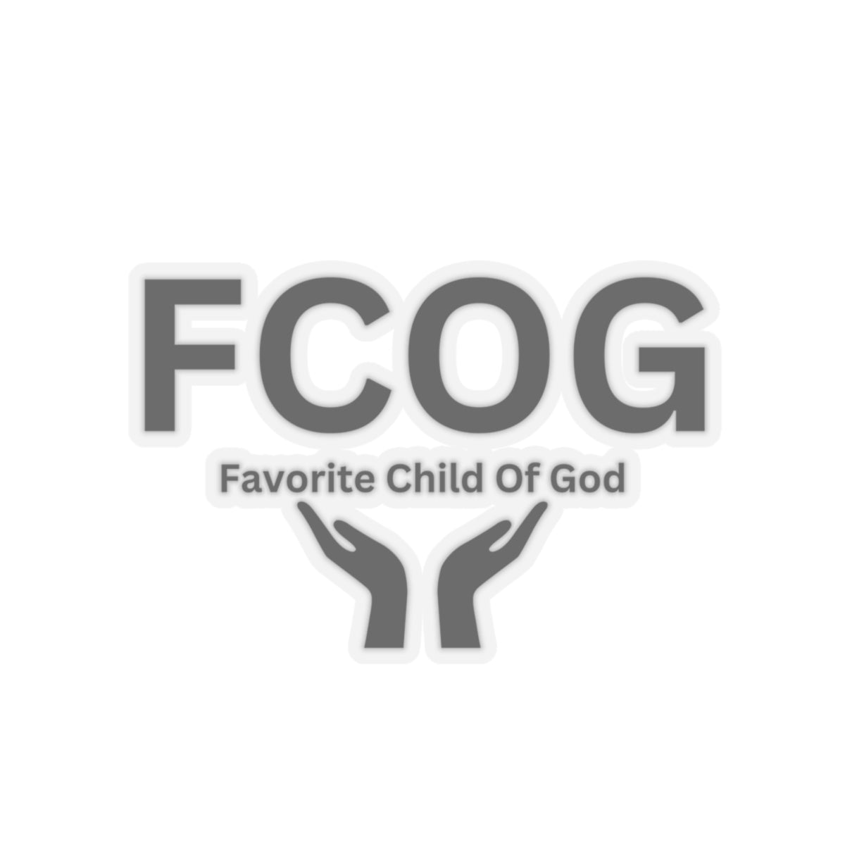 Favorite Child of God (FCOG) Kiss-Cut Stickers - Custom Vinyl Stickers for Creative Decor