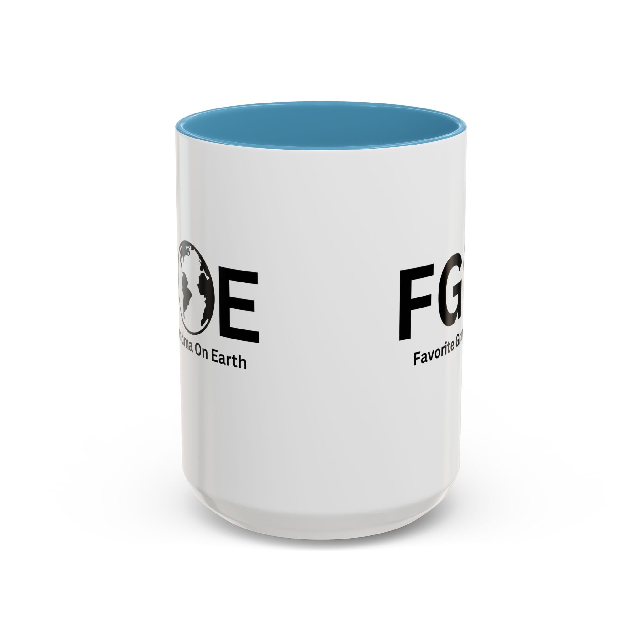 Favorite Grandma On Earth Mug (FGOE) Accent Coffee Mug (11oz, 15oz)