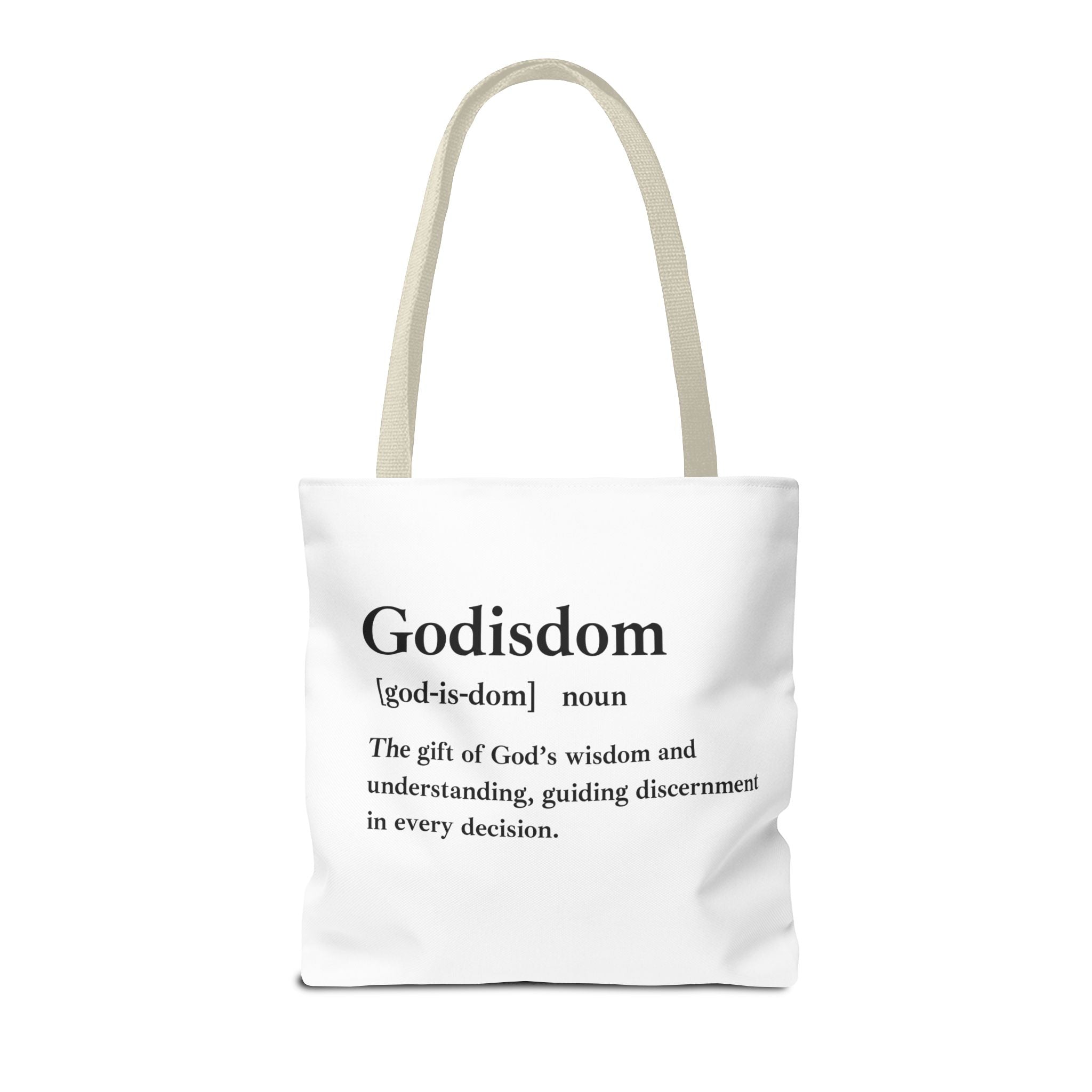 Godisdom Tote Bag - Custom Printed Stylish and Functional Tote