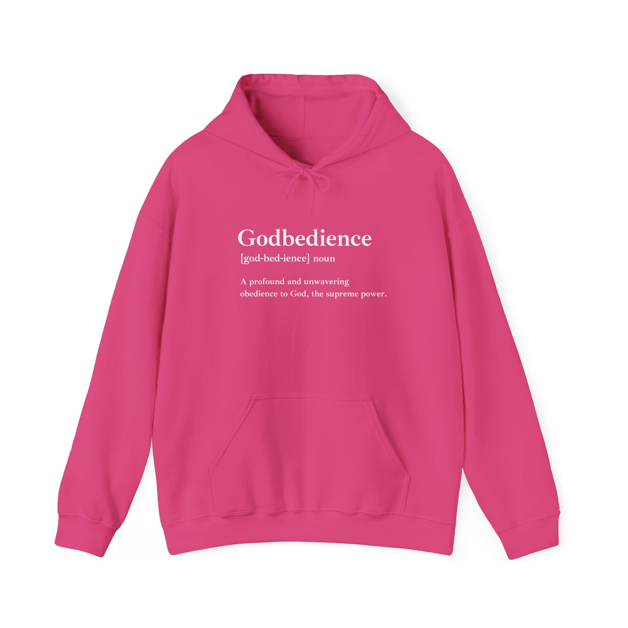 Godbedience Unisex Heavy Blend™ Hooded Sweatshirt | Soft & Stylish Hoodie for Cold Days