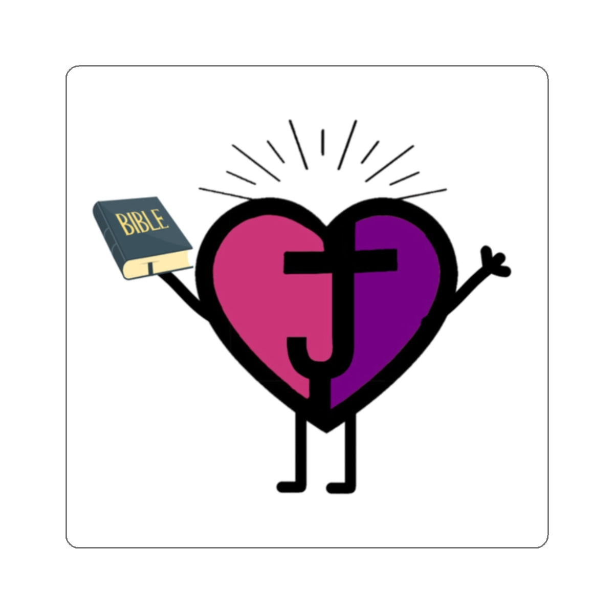 Joy Passionoy Mascot Kiss-Cut Stickers - Custom Vinyl Stickers for Creative Decor