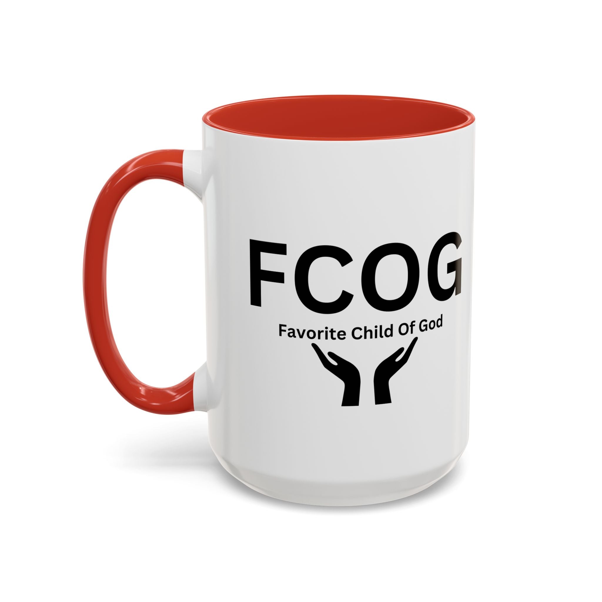 Favorite Child of God (FCOG) Accent Coffee Mug (11, 15oz)