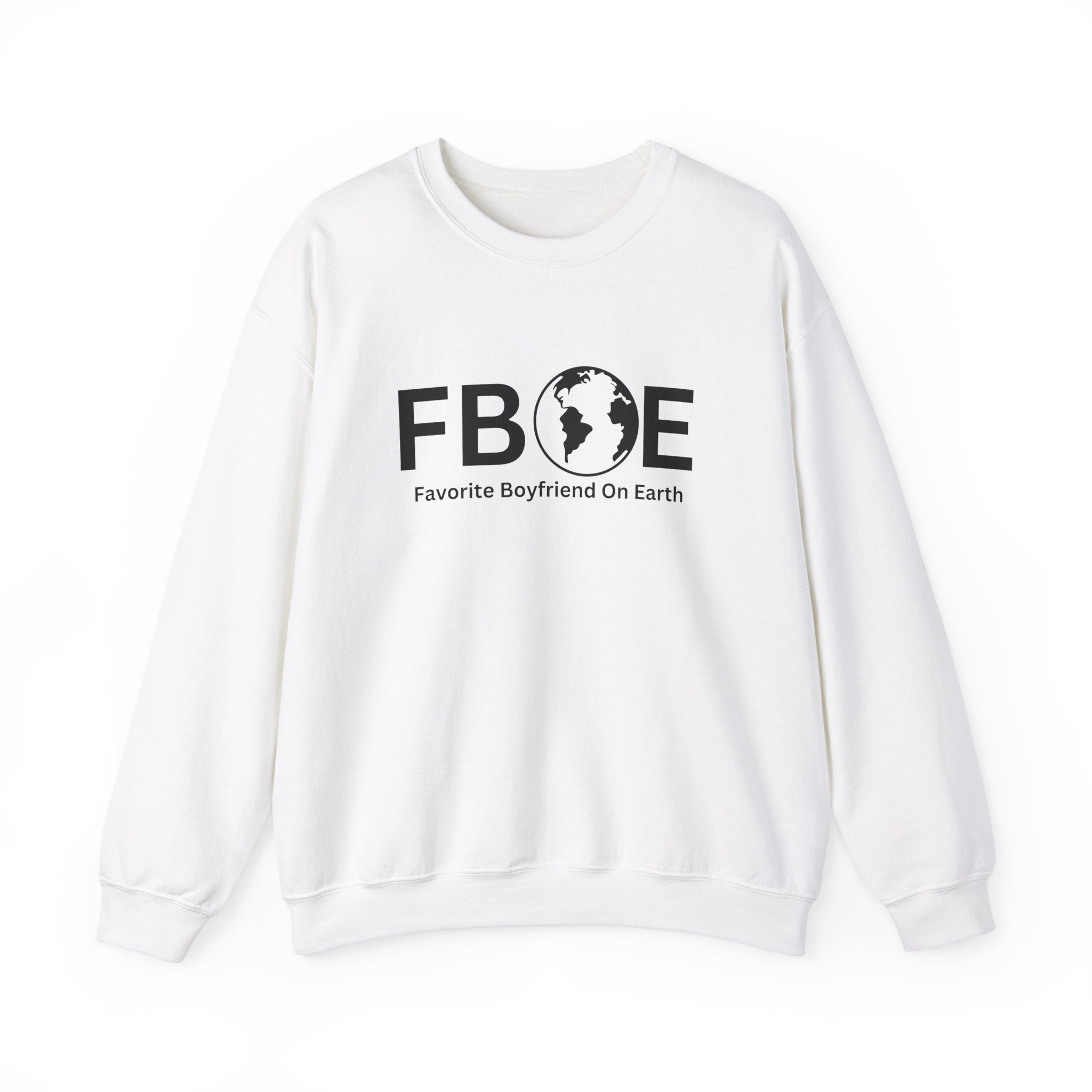 Favorite Boyfriend On Earth (FBOE) Unisex Heavy Blend™ Crewneck Sweatshirt – Cozy Cotton-Polyester Blend