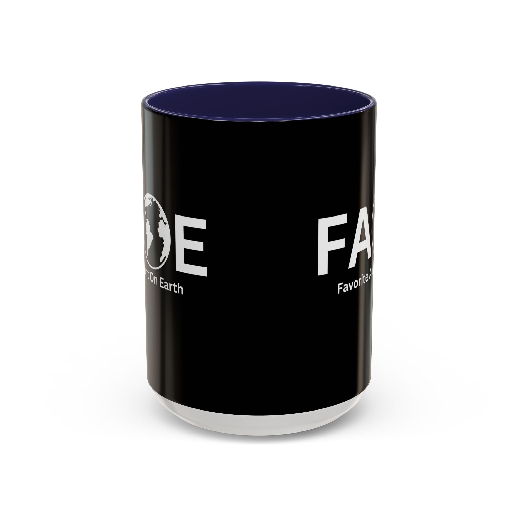 Favorite Aunt On Earth (FAOE) Accent Coffee Mug (11oz, 15oz)