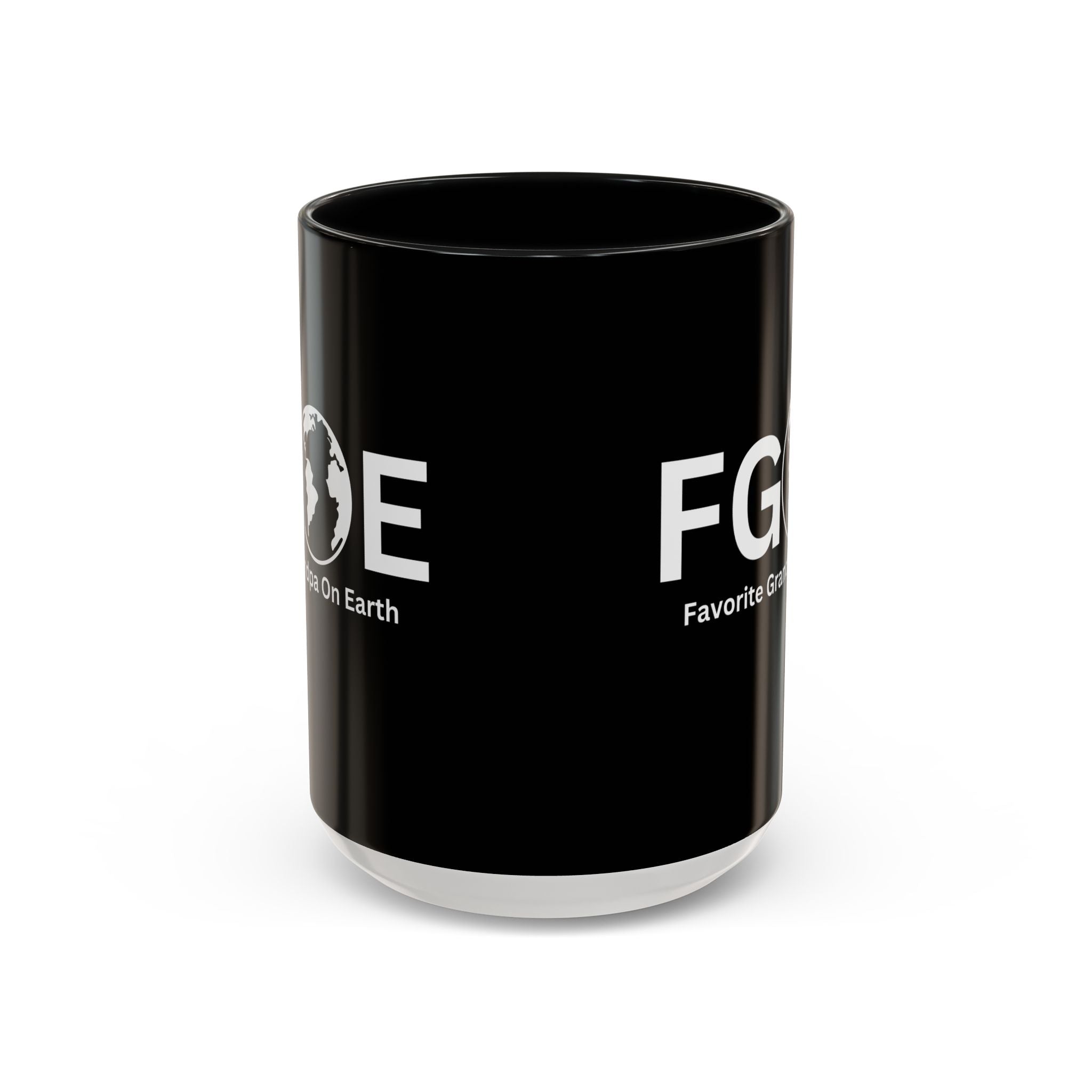 Favorite Grandpa On Earth (FGOE) Accent Coffee Mug (11oz, 15oz)