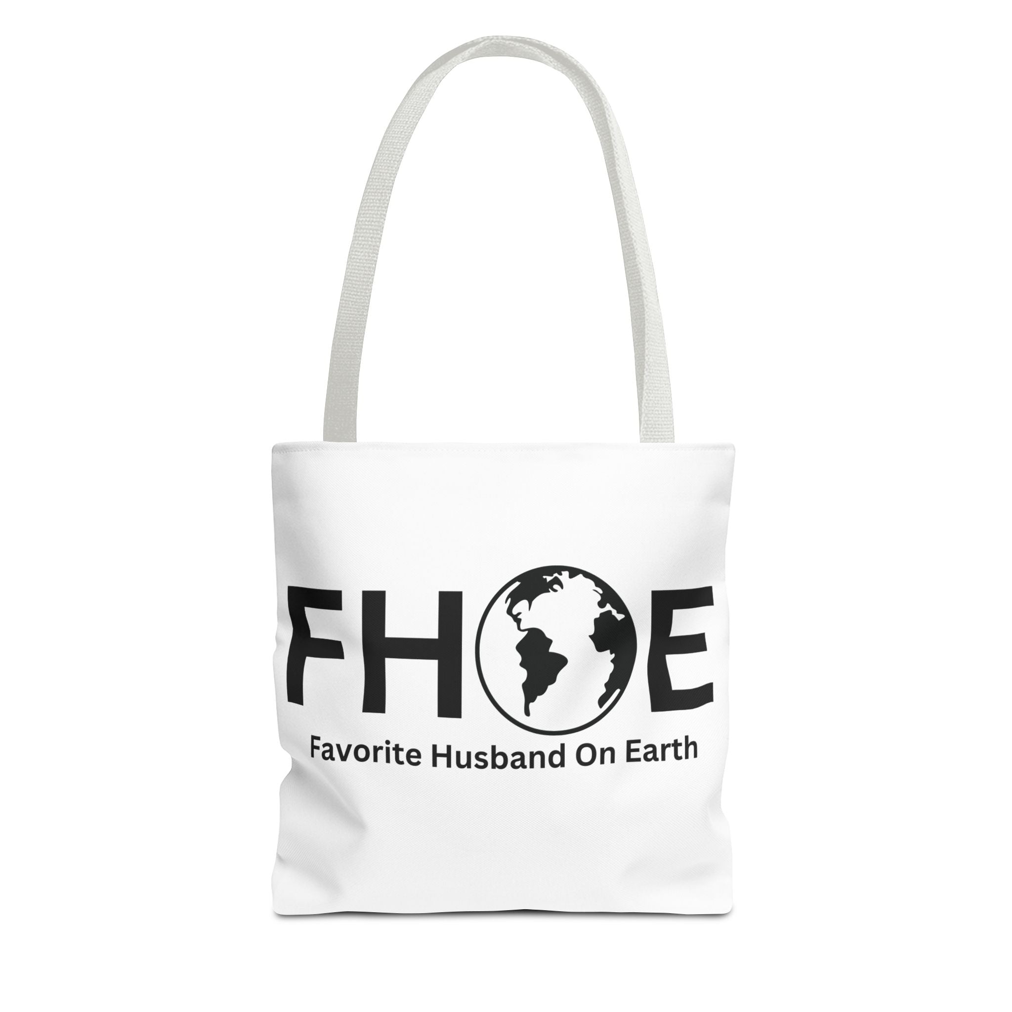 Favorite Husband On Earth (FHOE) Tote Bag - Custom Printed Stylish and Functional Tote