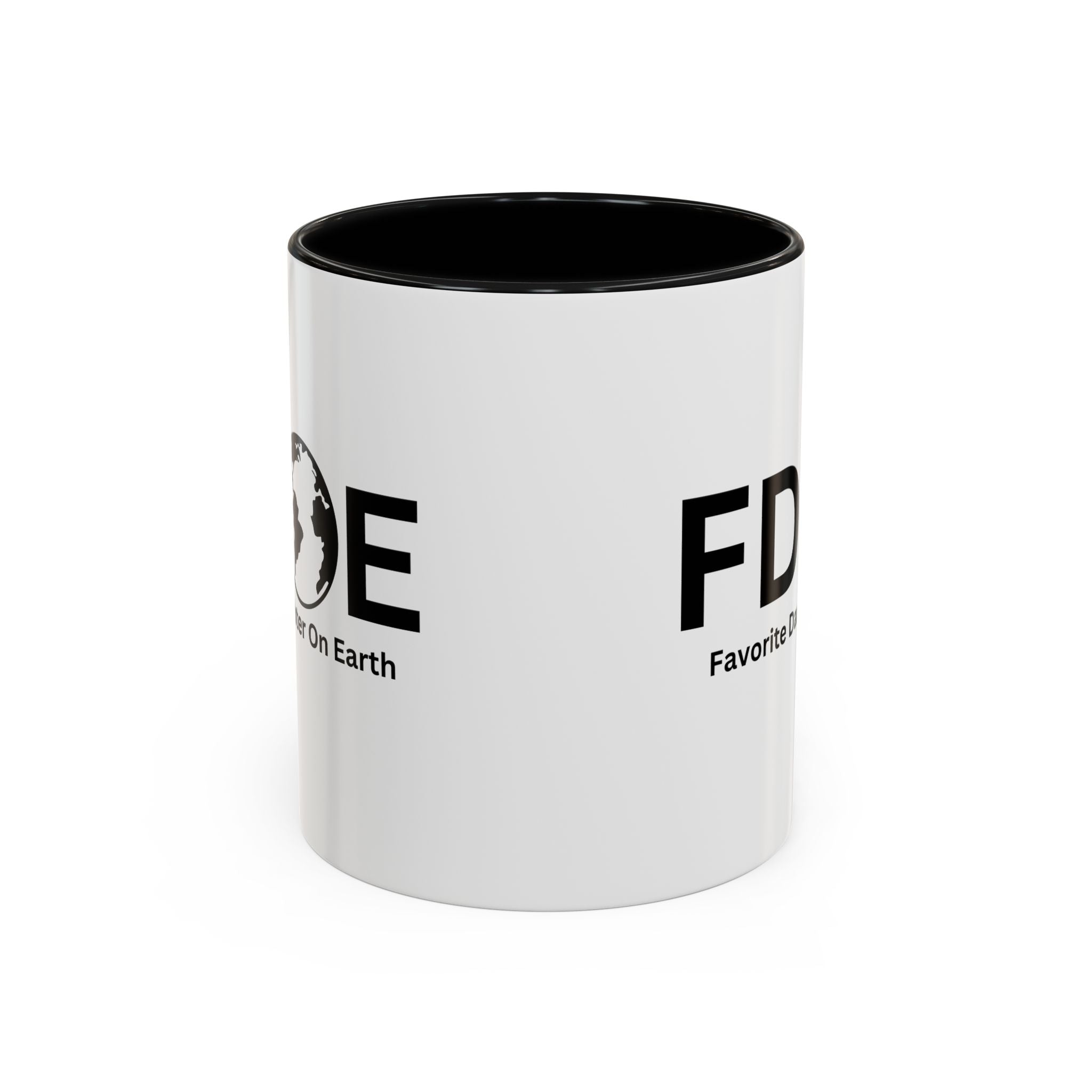 Favorite Daughter On Earth (FDOE) Accent Coffee Mug (11oz, 15oz)