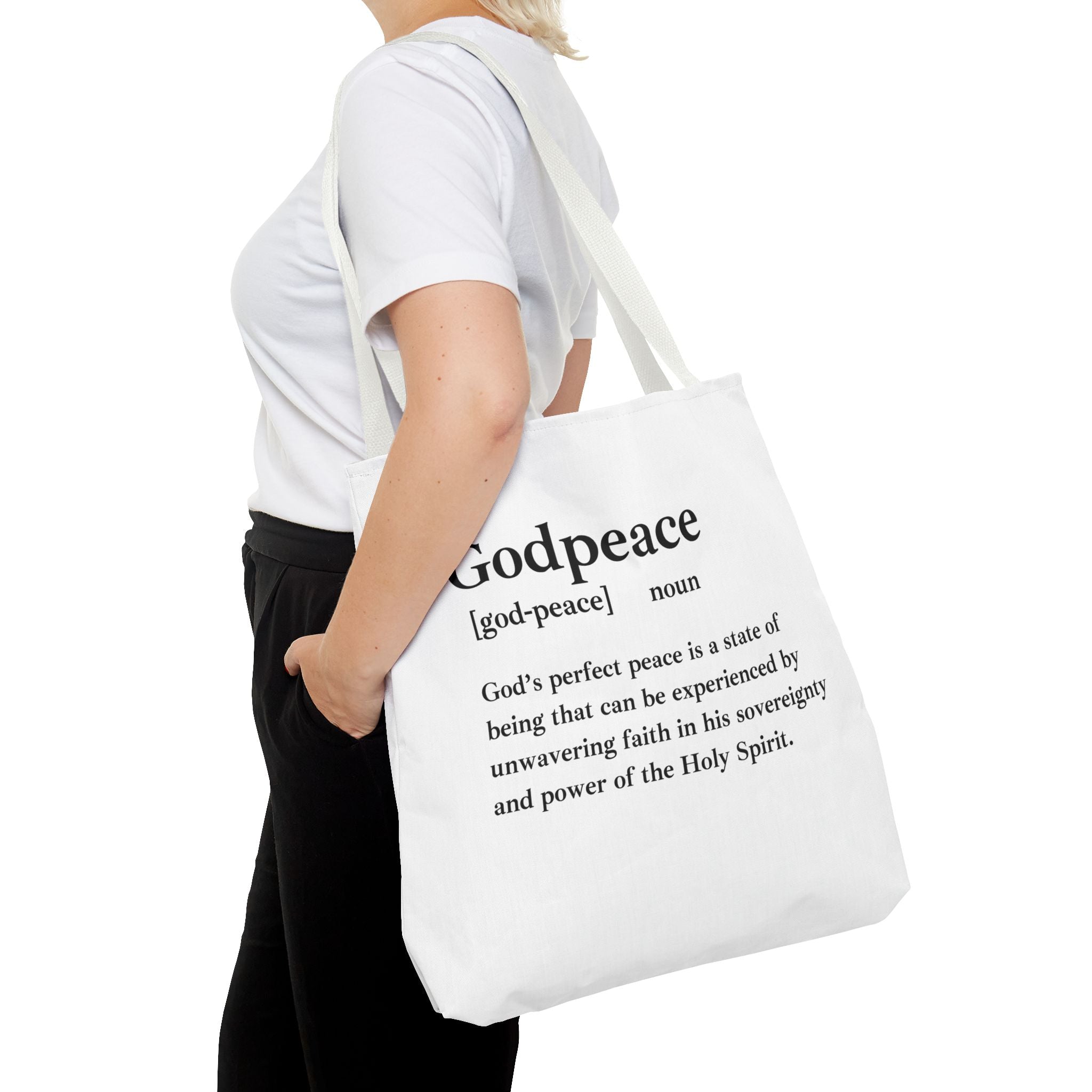 Godpeace Tote Bag - Custom Printed Stylish and Functional Tote