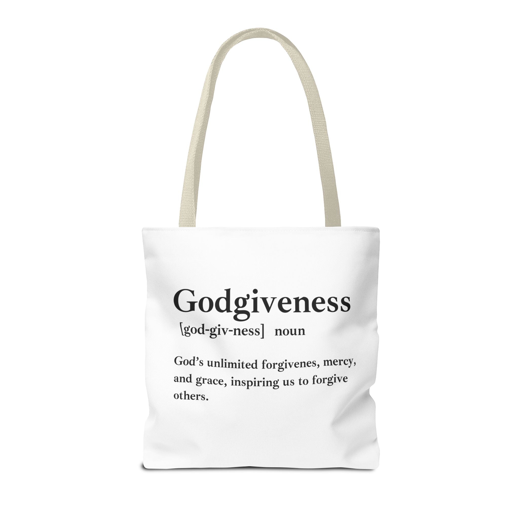 Godgiveness Tote Bag - Custom Printed Stylish and Functional Tote