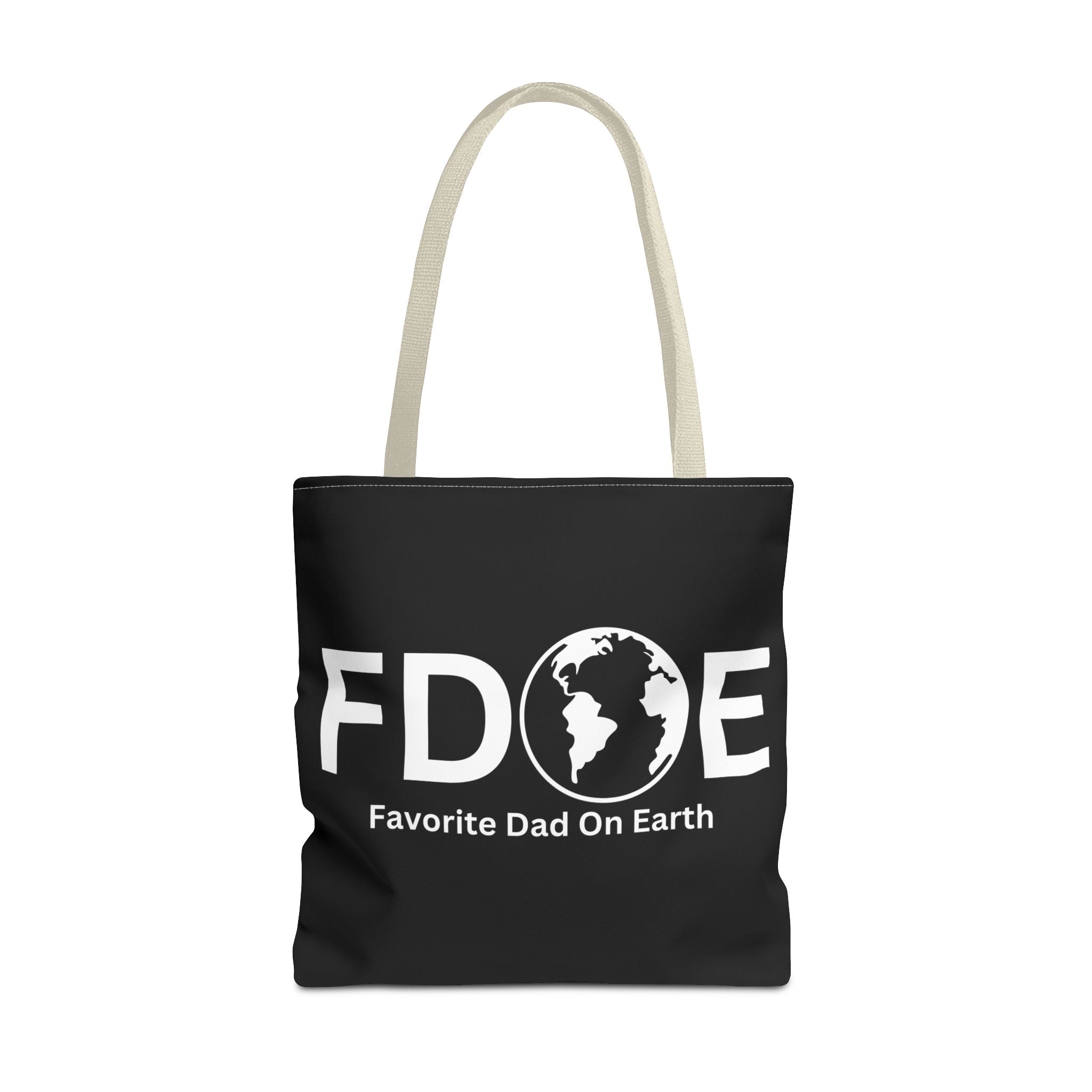 Favorite Dad On Earth (FDOE) Tote Bag- Custom Printed Stylish and Functional Tote