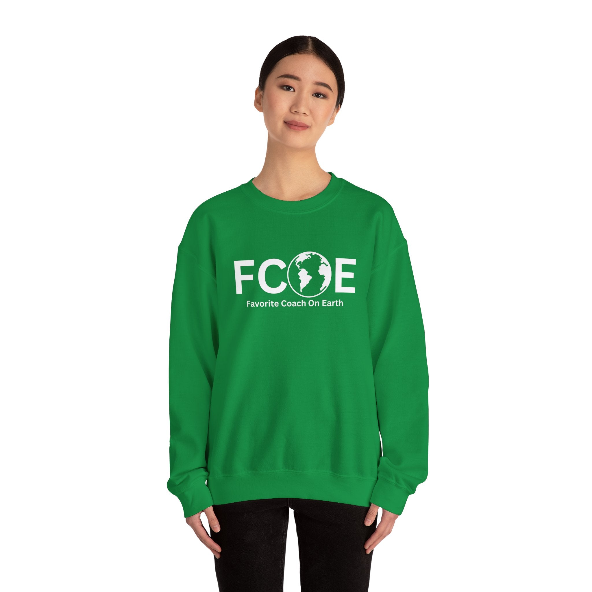 Favorite Coach On Earth (FCOE) Crewneck Sweatshirt – Cozy & Durable