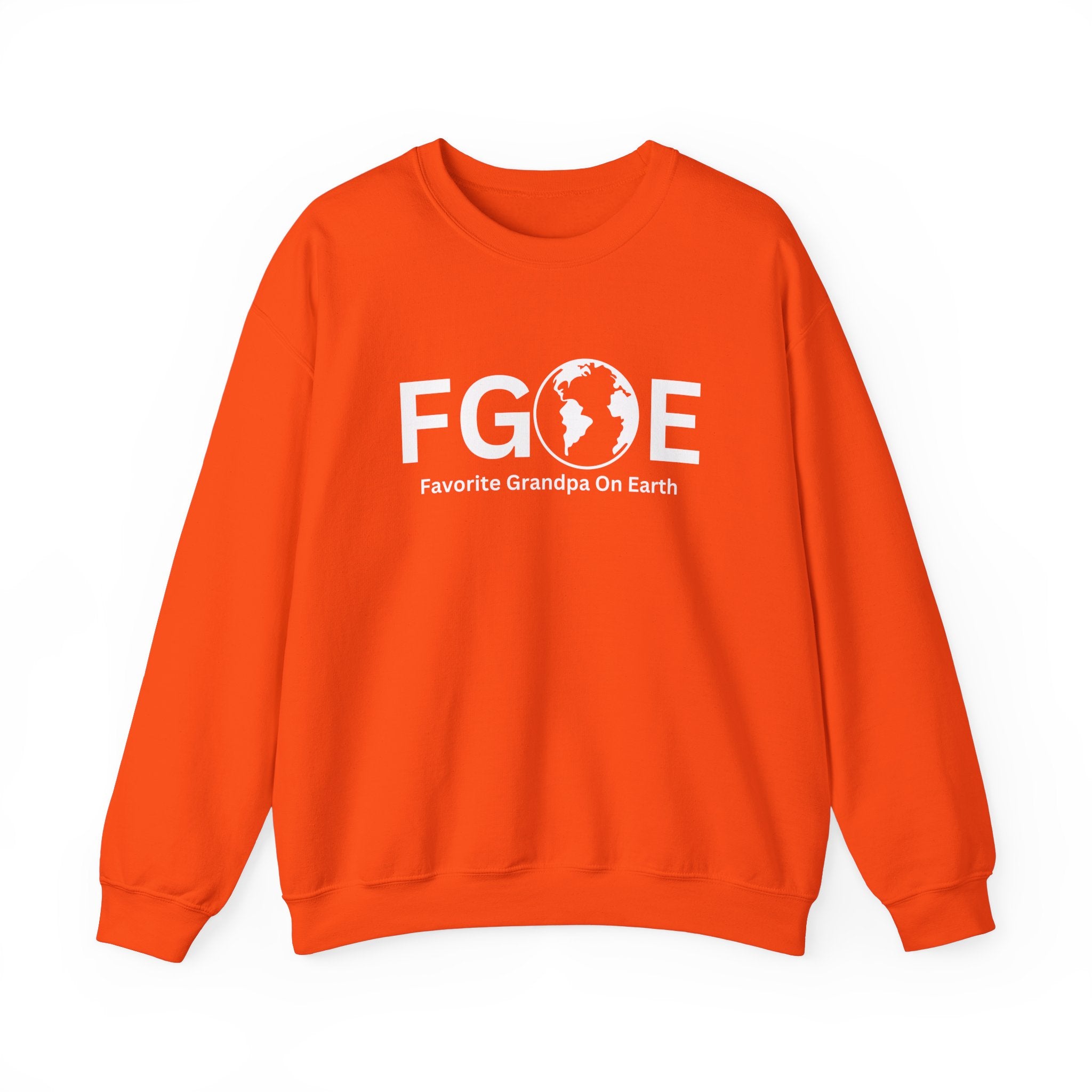 Favorite Grandpa On Earth Crewneck Sweatshirt - (FGOE) Unisex Heavy Blend