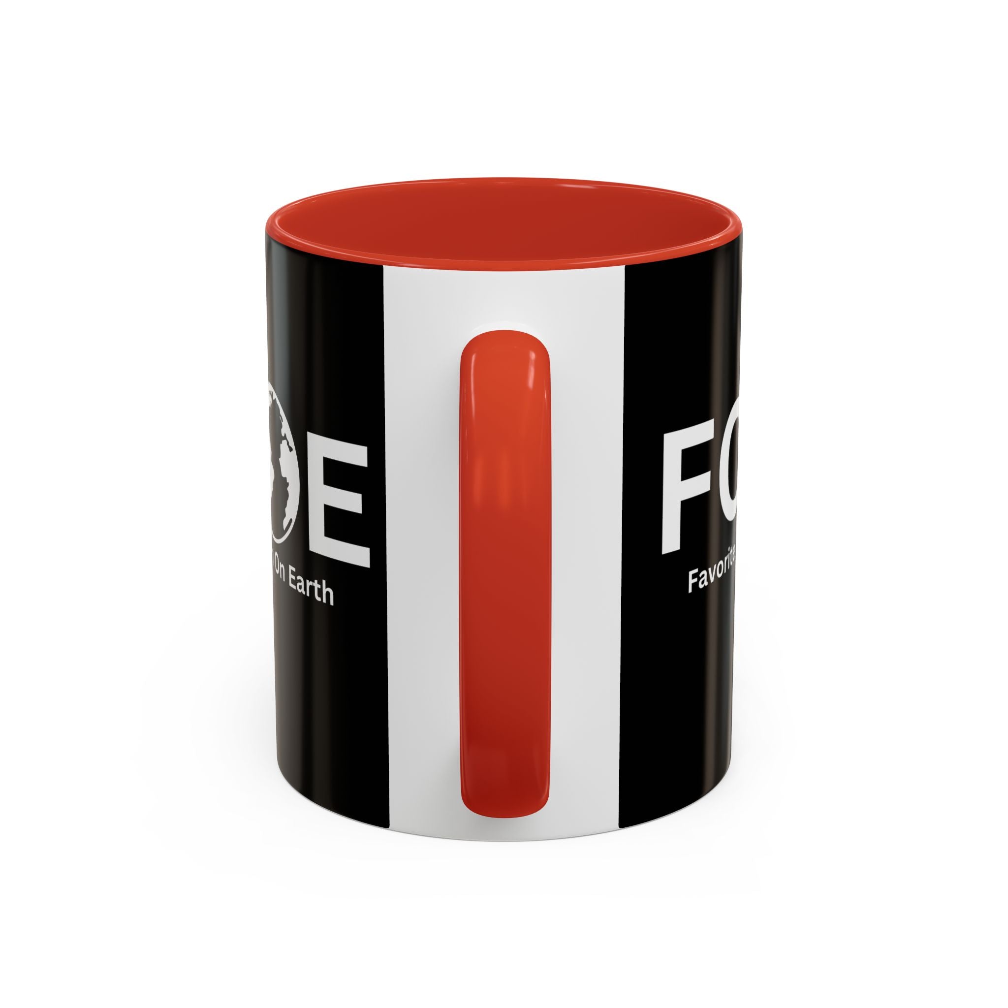 Favorite Cousin On Earth (FCOE) Accent Coffee Mug (11oz, 15oz)