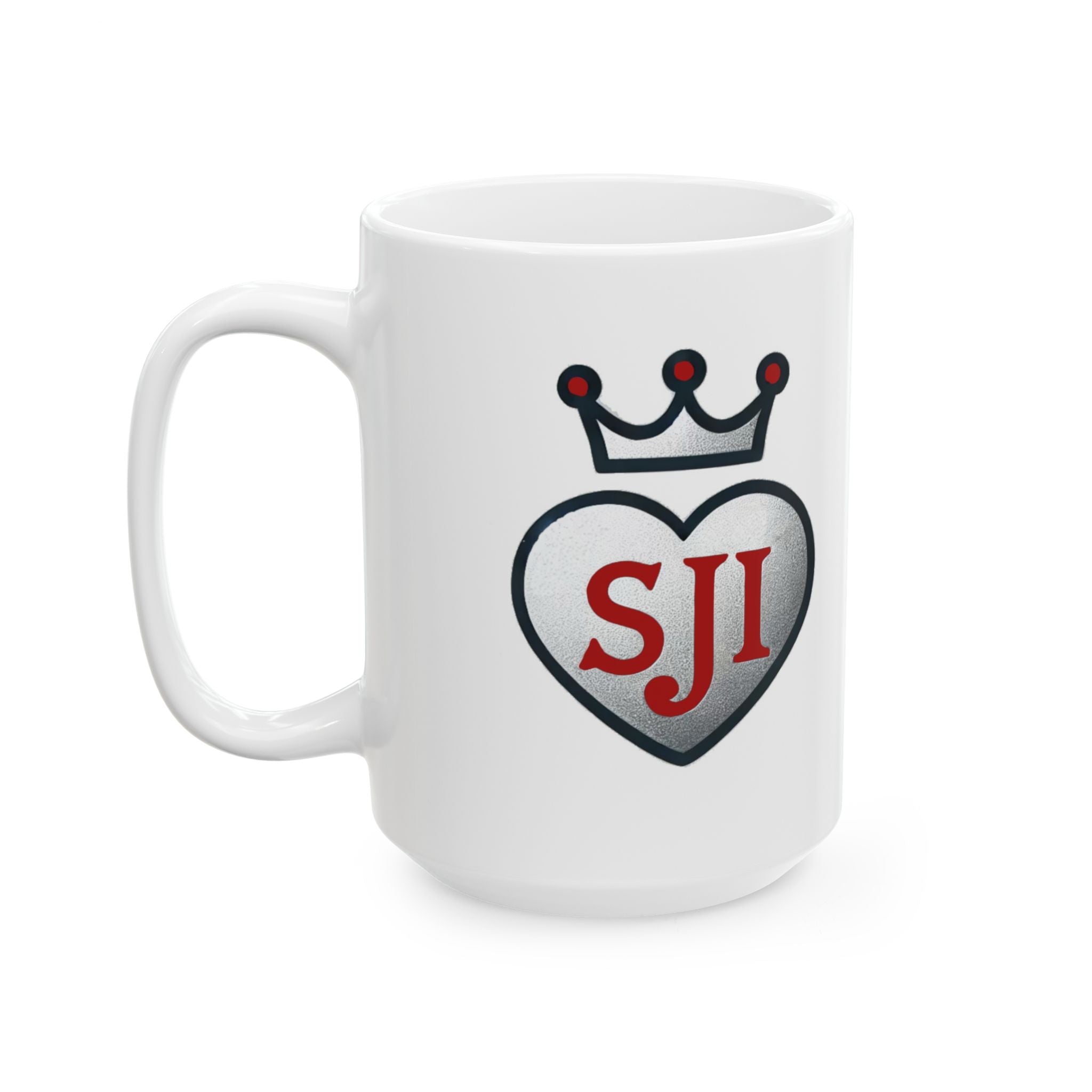 Senior Joy Initiative Logo Accent Coffee Mug (11oz, 15oz)