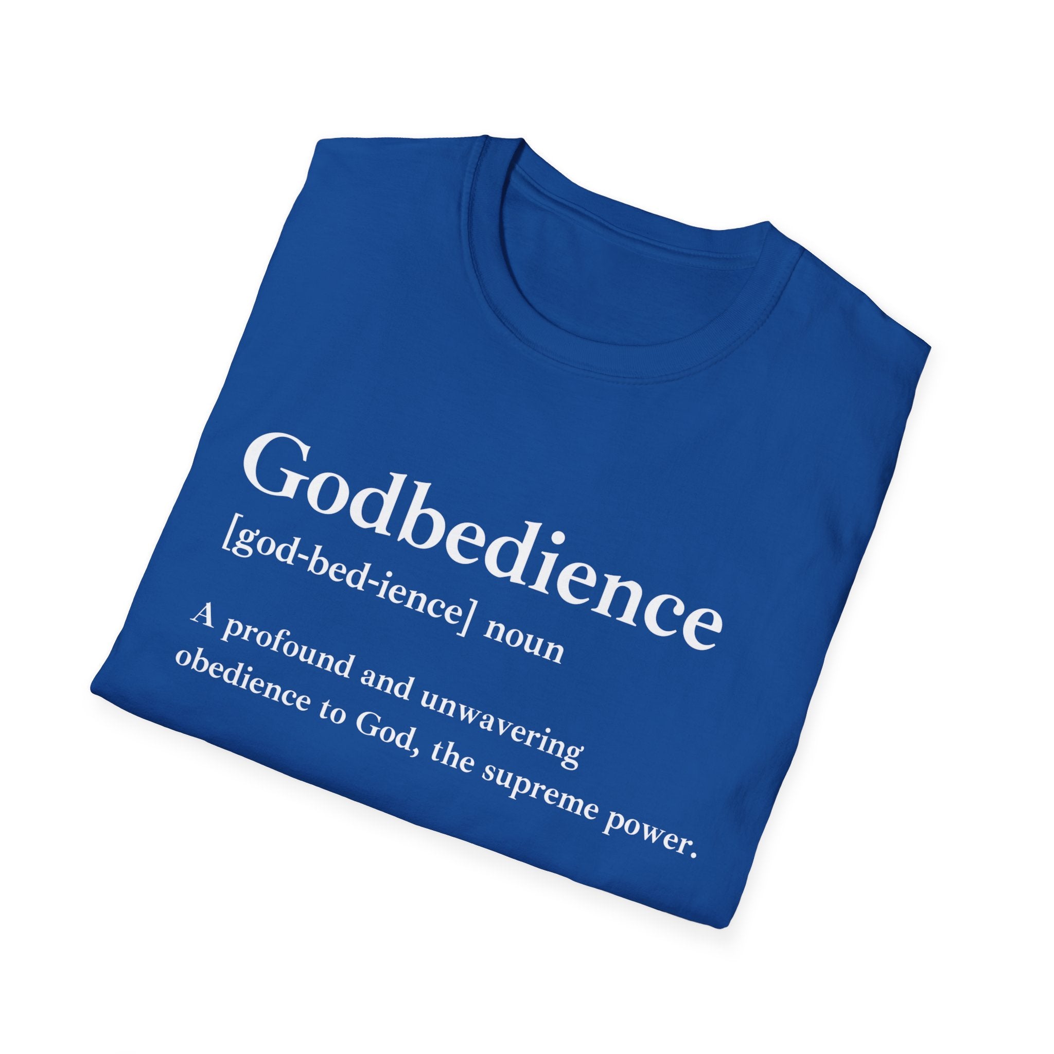 Godbedience Unisex Softstyle T-Shirt