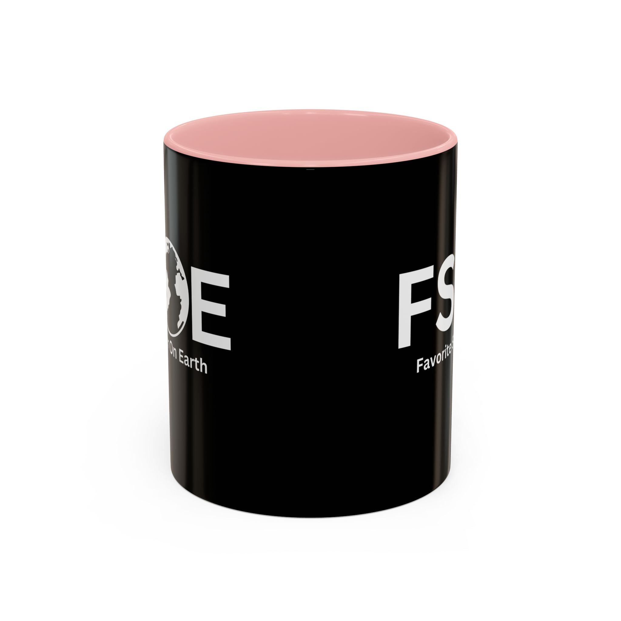 Favorite Sister On Earth (FSOE) Accent Coffee Mug (11oz, 15oz)
