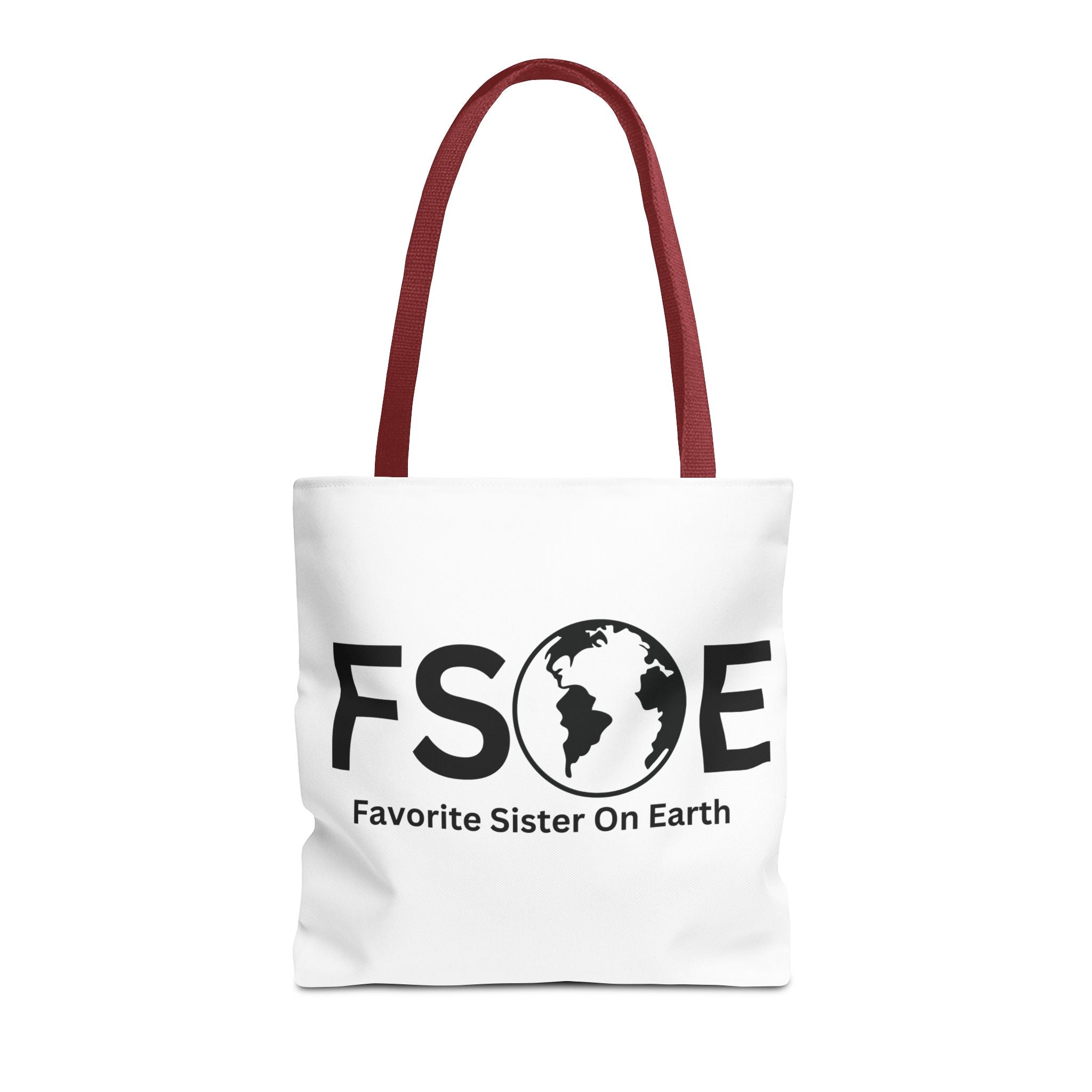 Favorite Sister On Earth (FSOE) Tote Bag - Custom Printed Stylish and Functional Tote
